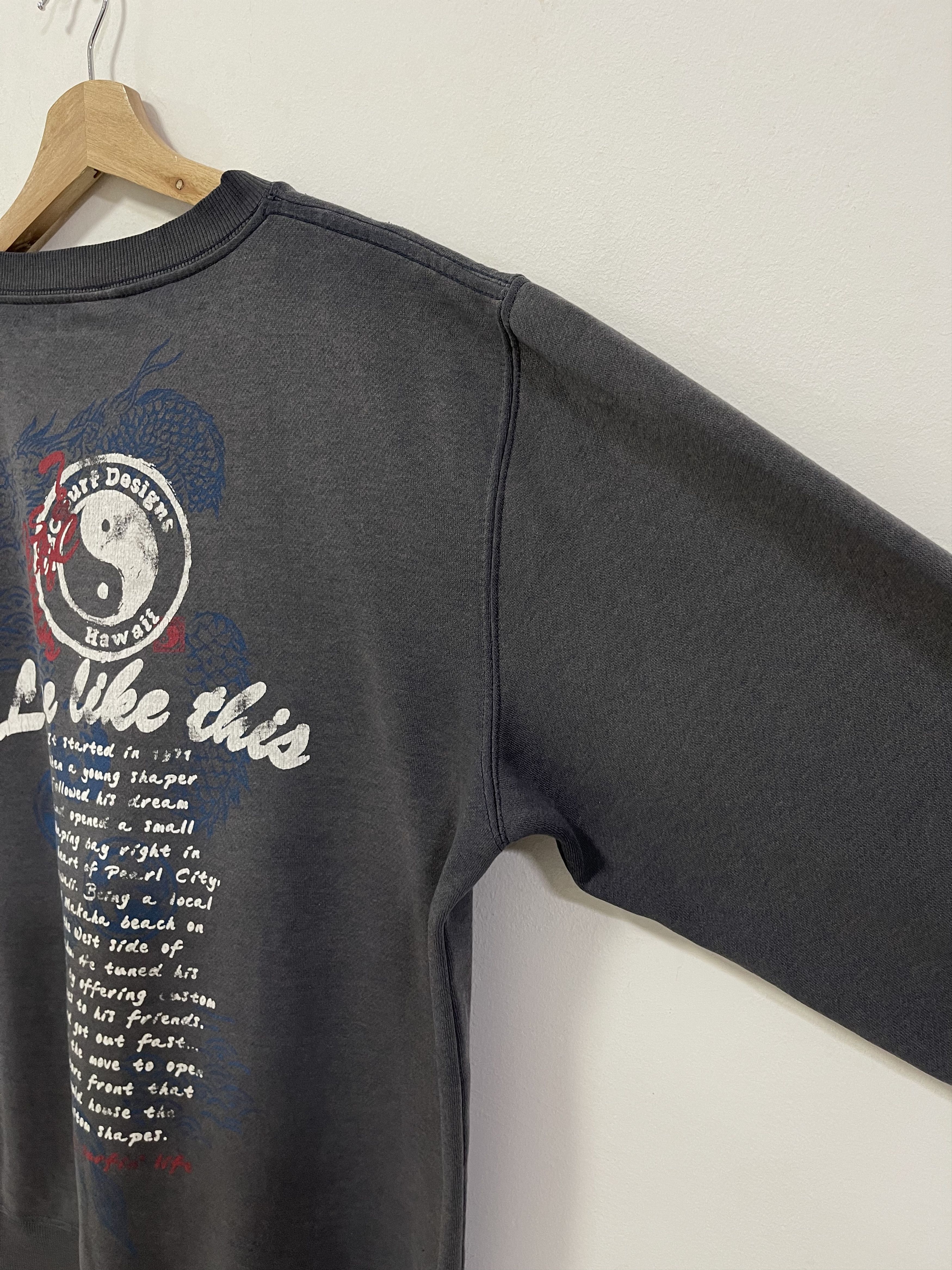 Japanese Brand × Vintage Vintage T&C Surf Design Hawaiian Poem Sun Faded Sweatshirt Size US S / EU 44-46 / 1 - 6 Thumbnail
