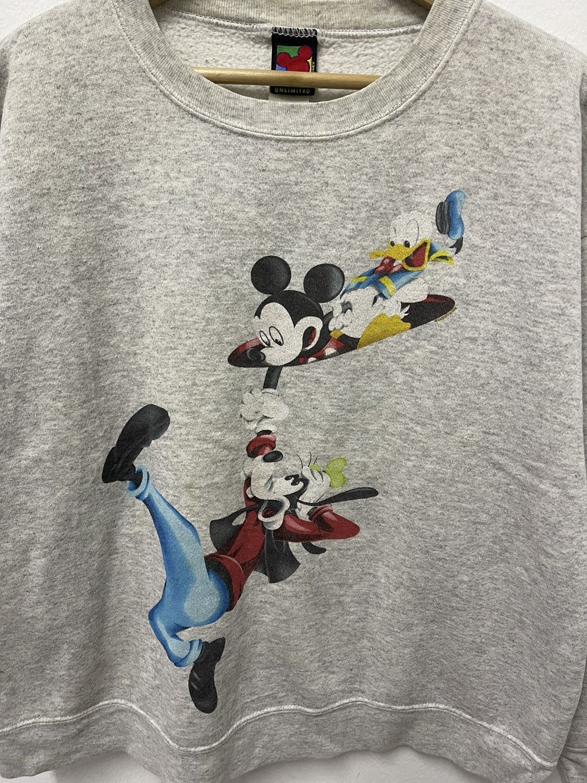 Disney × Japanese Brand × Vintage Vintage 90s Anime Disney Mickey Mouse Crewneck Sweatshirt Size US M / EU 48-50 / 2 - 2 Thumbnail
