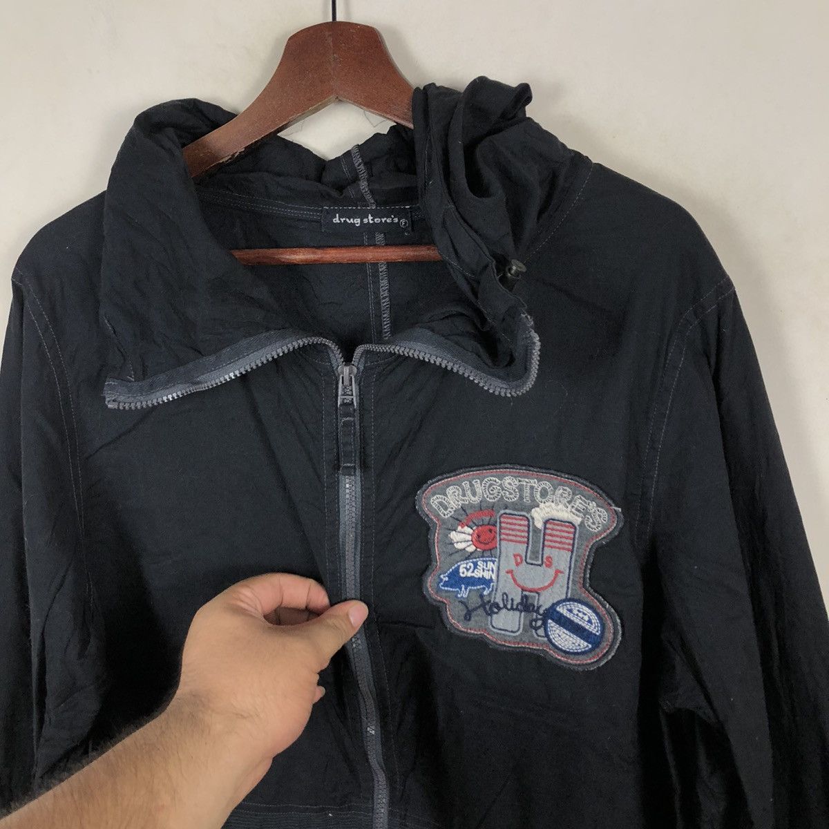 Japanese Brand DRUG STORE HOODIE PARKA JACKET Size US M / EU 48-50 / 2 - 3 Thumbnail
