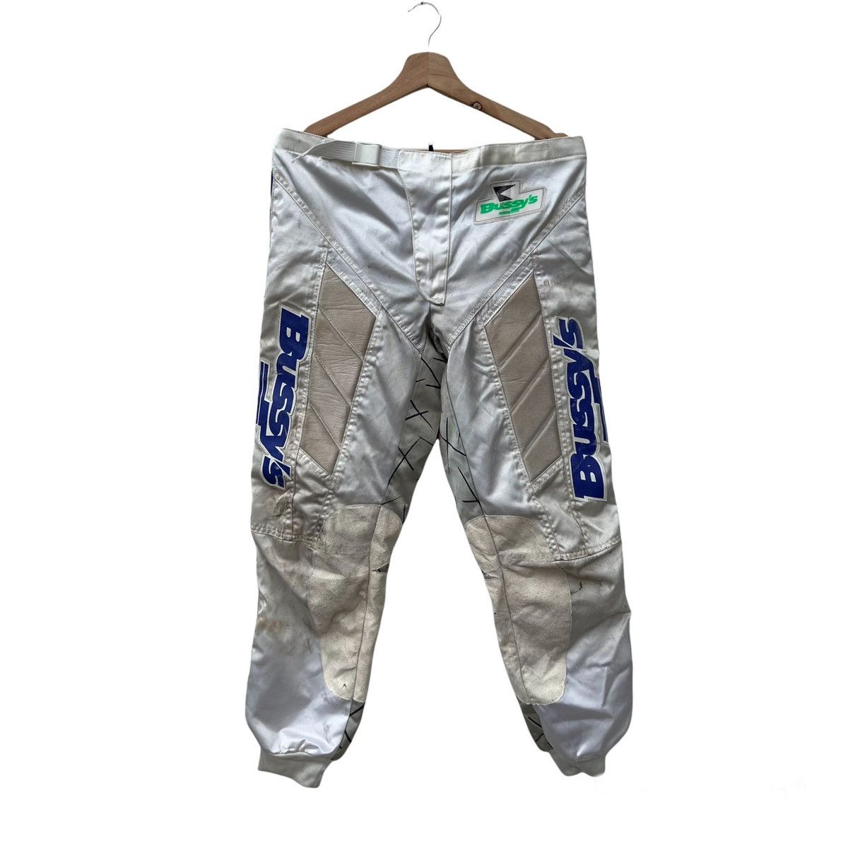 Japanese Brand USED ITEM RACING PANTS BUSSY’S RACING BIG LOGO Size US 32 / EU 48 - 1 Thumbnail