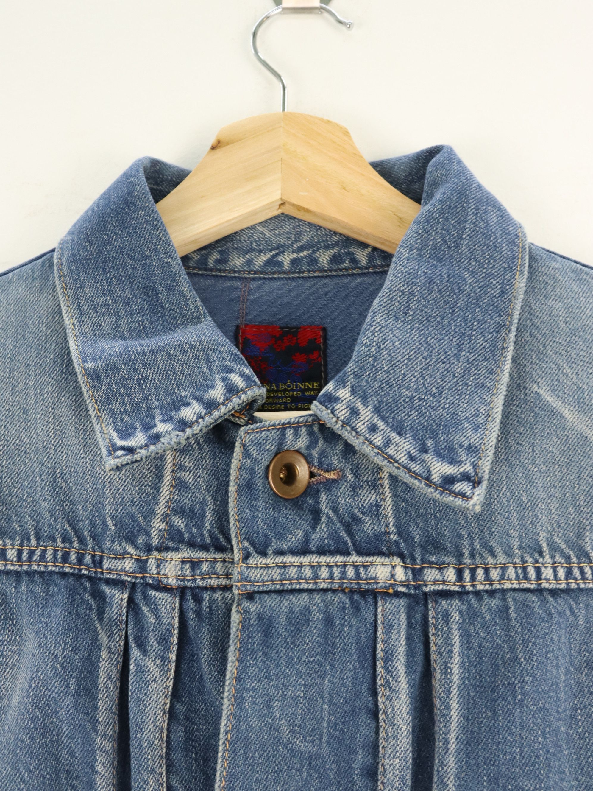BRU NA BOINNE Type 1 Jacket Denim Style by Bruna Boinne Japanese Brand Size US S / EU 44-46 / 1 - 6 Thumbnail