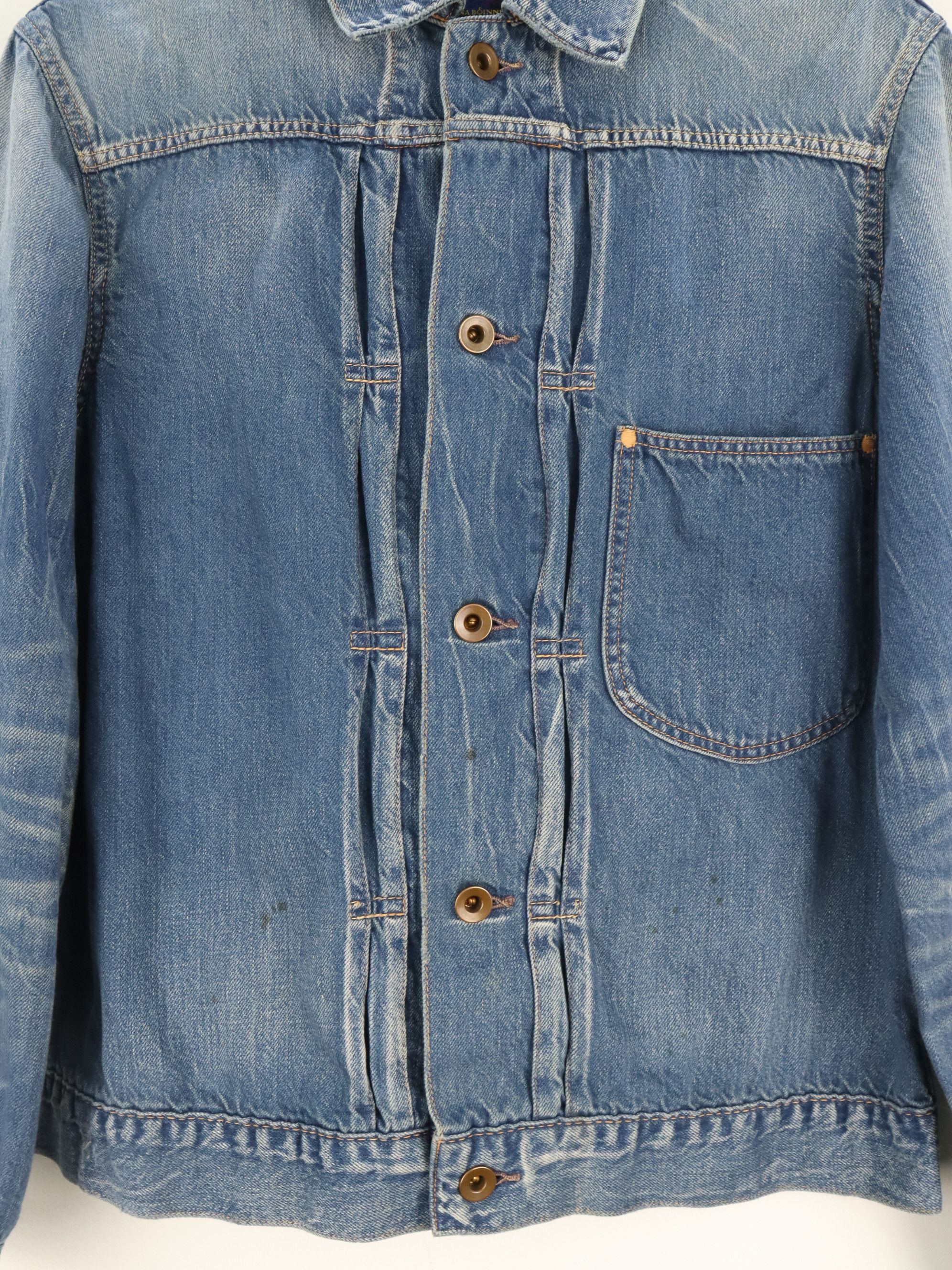 BRU NA BOINNE Type 1 Jacket Denim Style by Bruna Boinne Japanese Brand Size US S / EU 44-46 / 1 - 8 Thumbnail