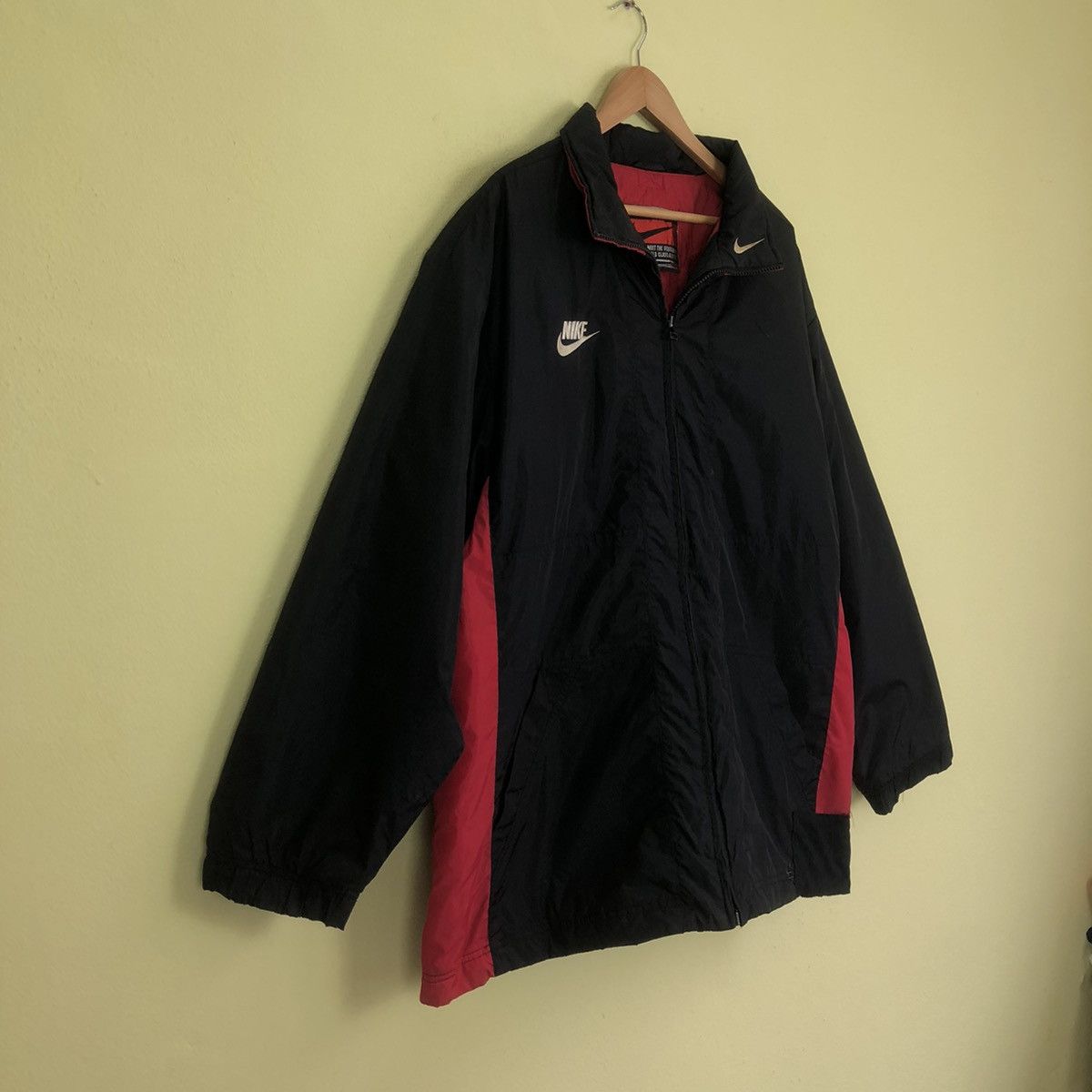 Nike Vintage 90' Nike Big Swoosh Jacket Size US L / EU 52-54 / 3 - 3 Thumbnail