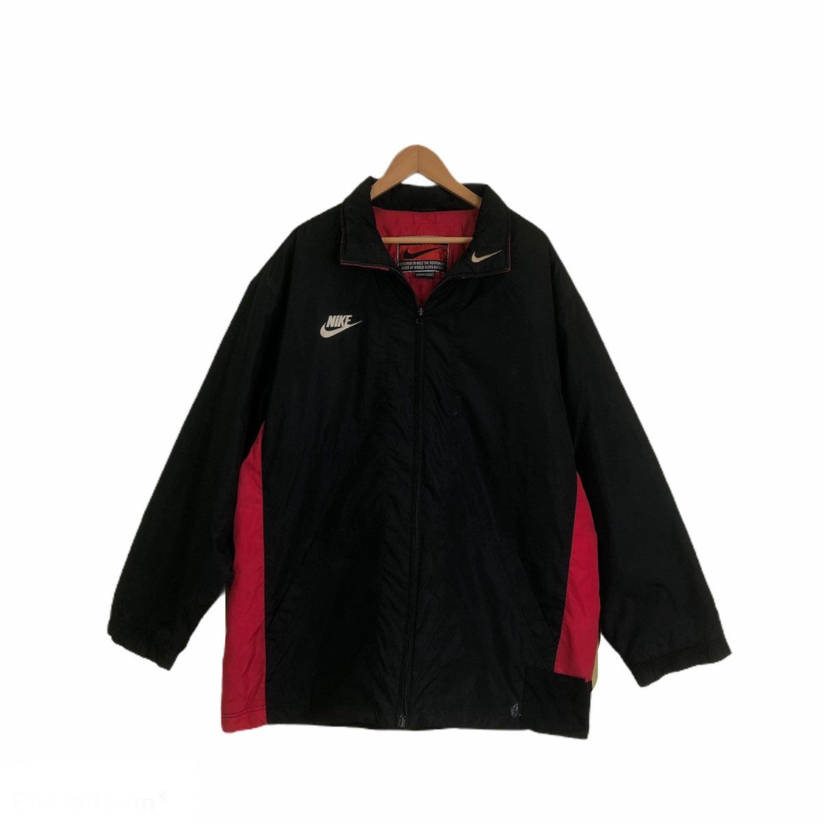 Nike Vintage 90' Nike Big Swoosh Jacket Size US L / EU 52-54 / 3 - 2 Thumbnail