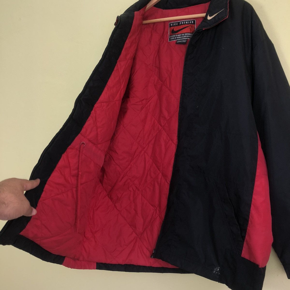 Nike Vintage 90' Nike Big Swoosh Jacket Size US L / EU 52-54 / 3 - 11 Thumbnail