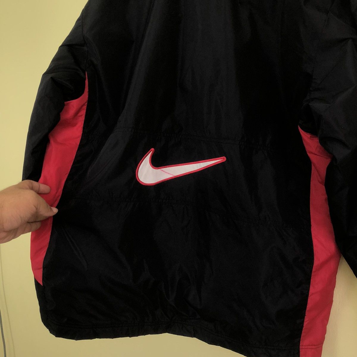 Nike Vintage 90' Nike Big Swoosh Jacket Size US L / EU 52-54 / 3 - 8 Thumbnail