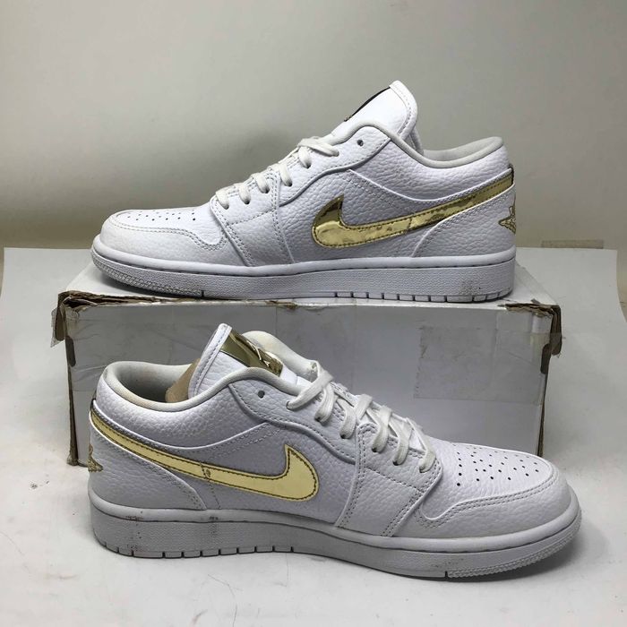wmns air jordan 1 low white bronze