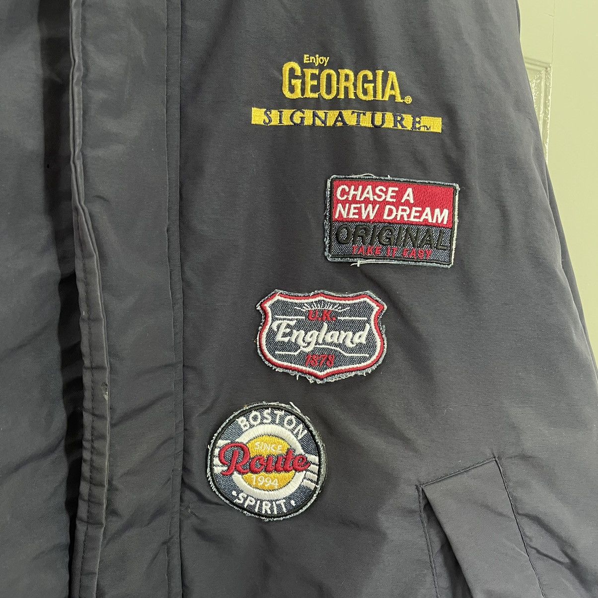 Vintage Vintage Enjoy Georgia Signature Zipper Light Jacket Size L Size US XL / EU 56 / 4 - 7 Thumbnail