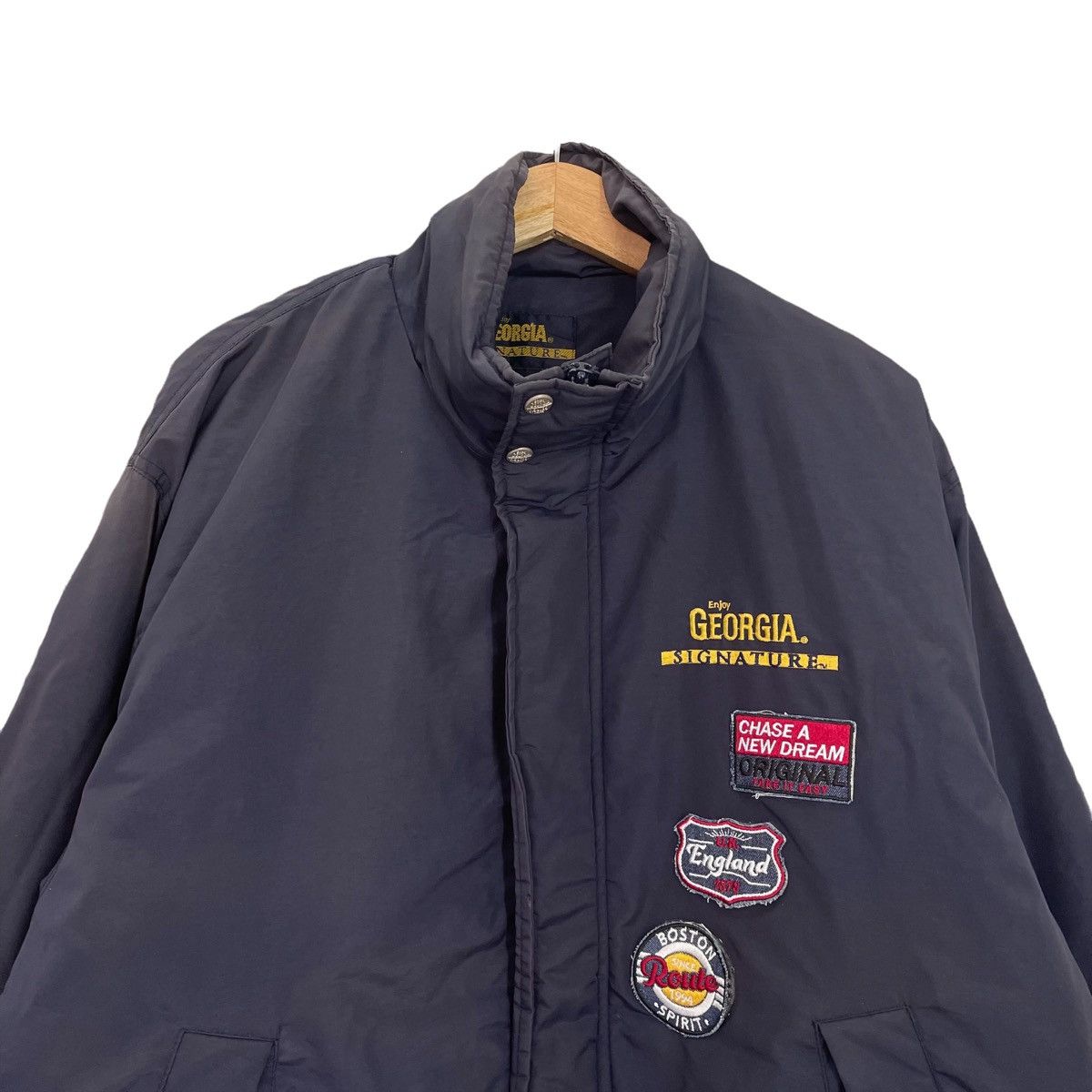 Vintage Vintage Enjoy Georgia Signature Zipper Light Jacket Size L Size US XL / EU 56 / 4 - 6 Thumbnail