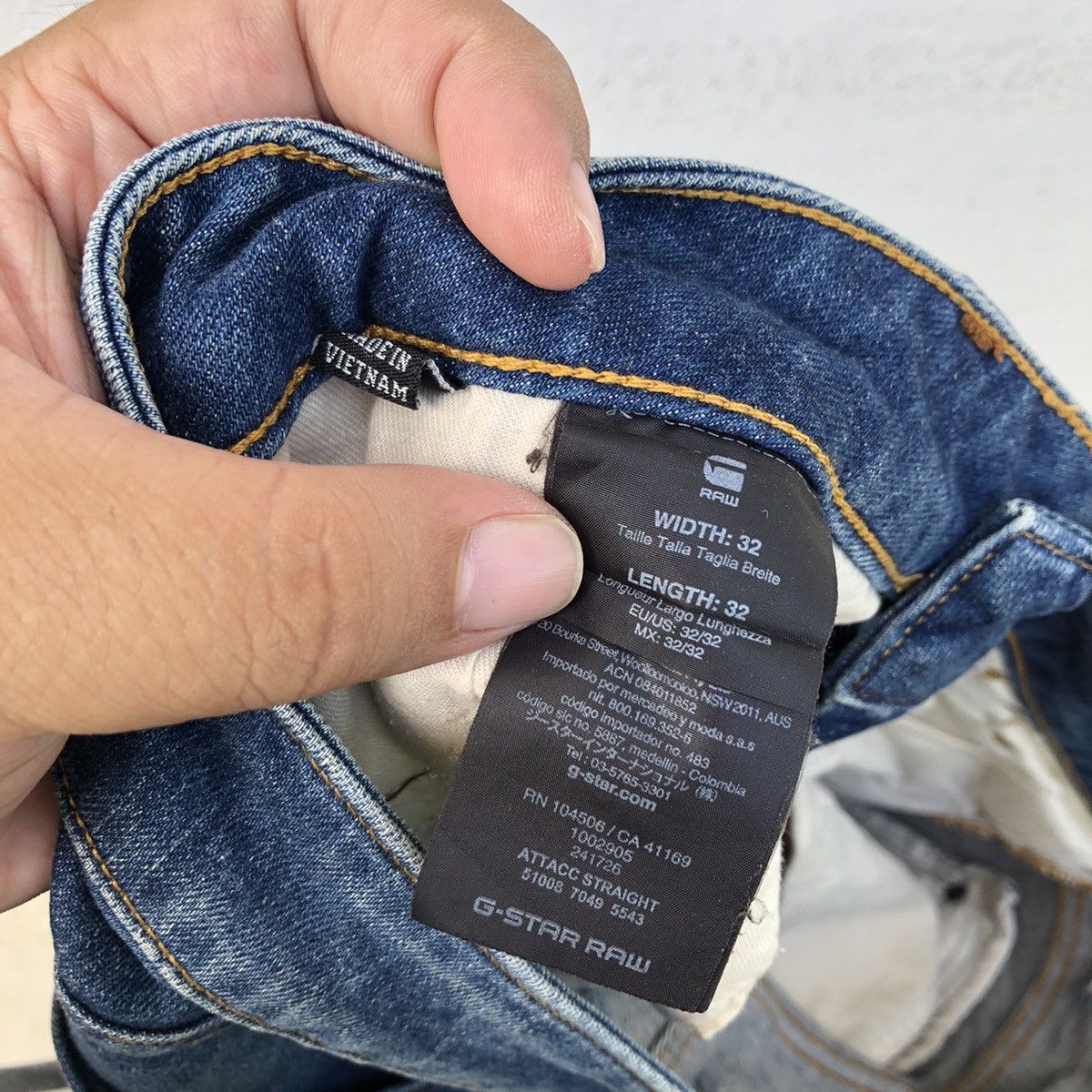 G-Star G-STAR RAW DENIM JEANS NICE DESIGN Size US 32 / EU 48 - 12 Thumbnail