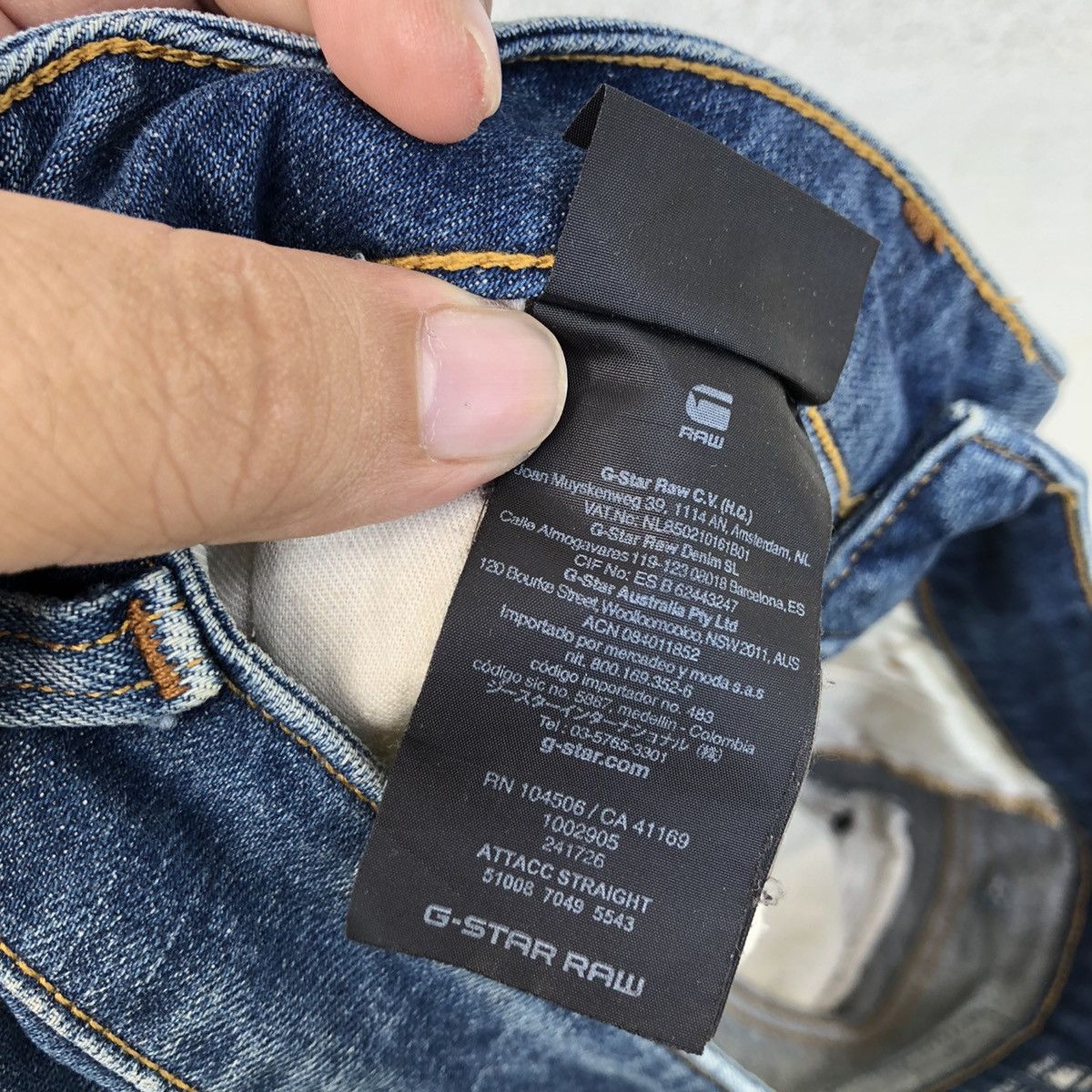 G-Star G-STAR RAW DENIM JEANS NICE DESIGN Size US 32 / EU 48 - 13 Thumbnail