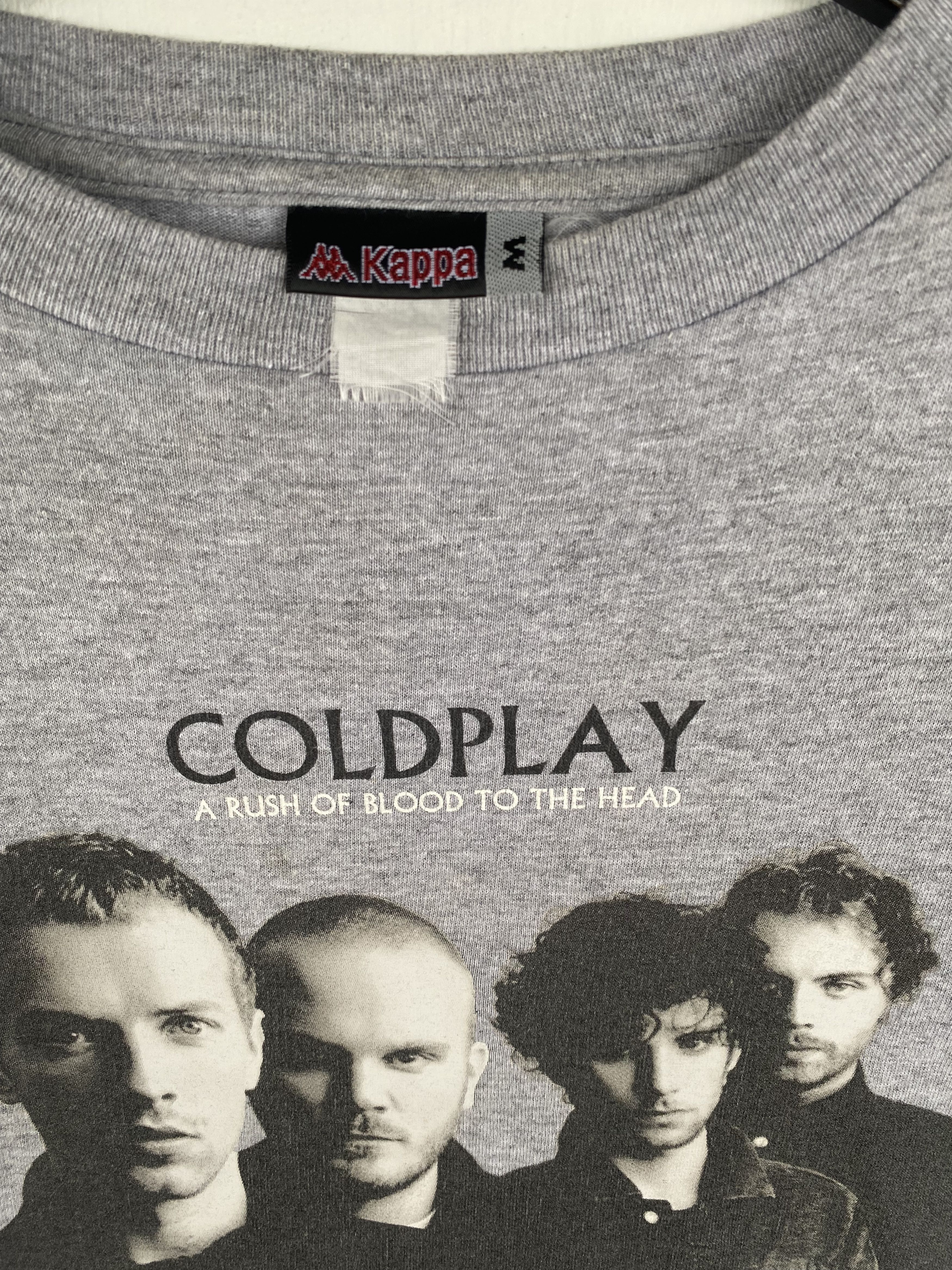 Band Tees 💥VINTAGE COLDPLAY britpop band rush blood album kappa shirt Size US M / EU 48-50 / 2 - 3 Thumbnail