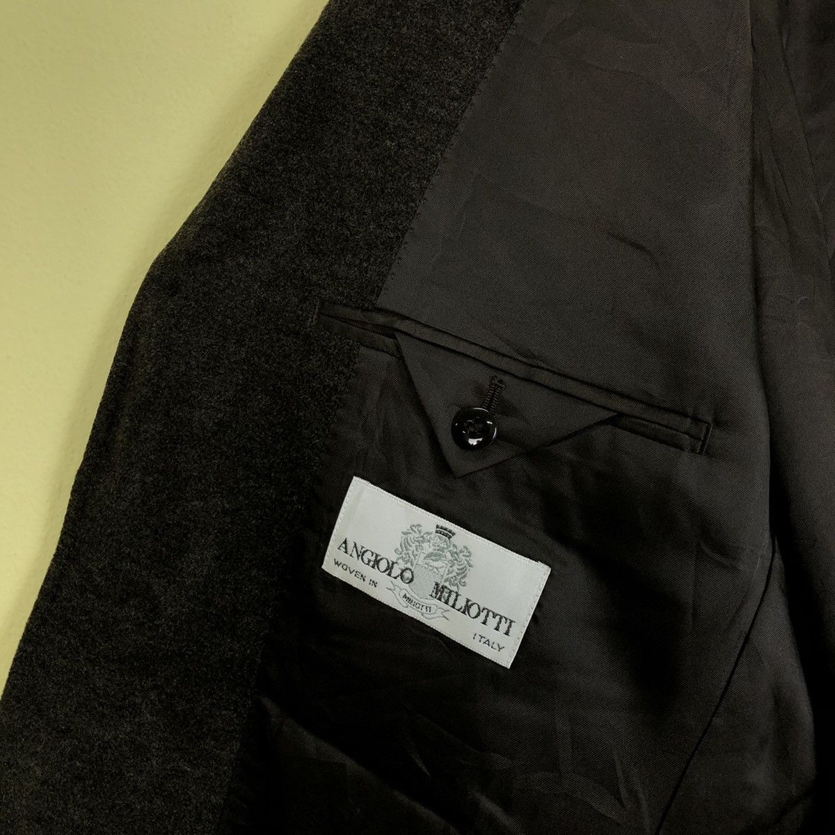 Vintage Angiolo Miliotti Woven in Italy Casual Coat Size US M / EU 48-50 / 2 - 10 Thumbnail