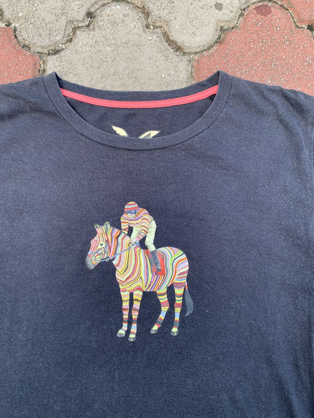 Paul Smith Rare! Paul Smith Multi Color Stripes Tee Size US M / EU 48-50 / 2 - 3 Thumbnail