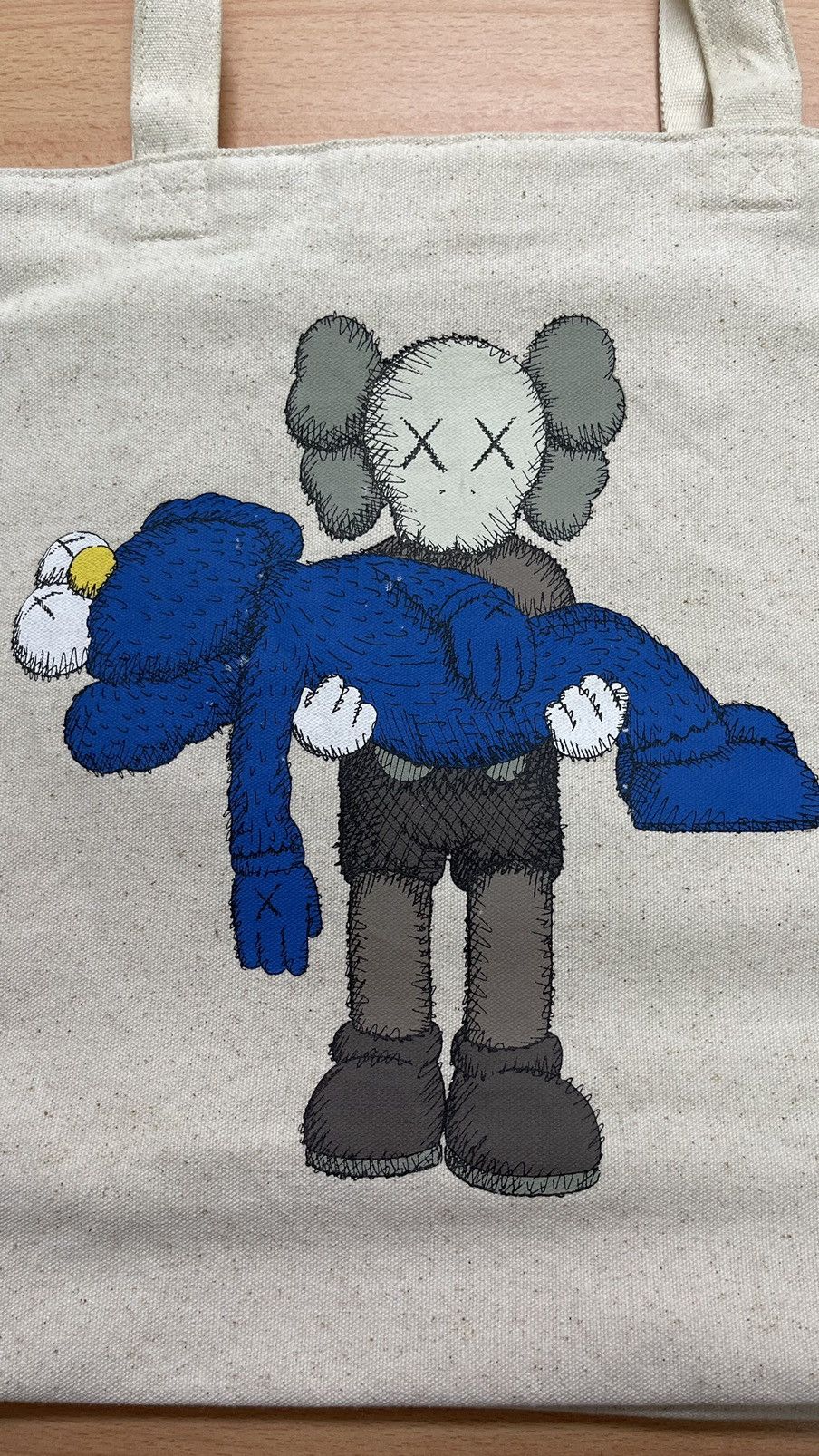 Japanese Brand Kaws x Uniqlo Tote Bag Size ONE SIZE - 3 Thumbnail
