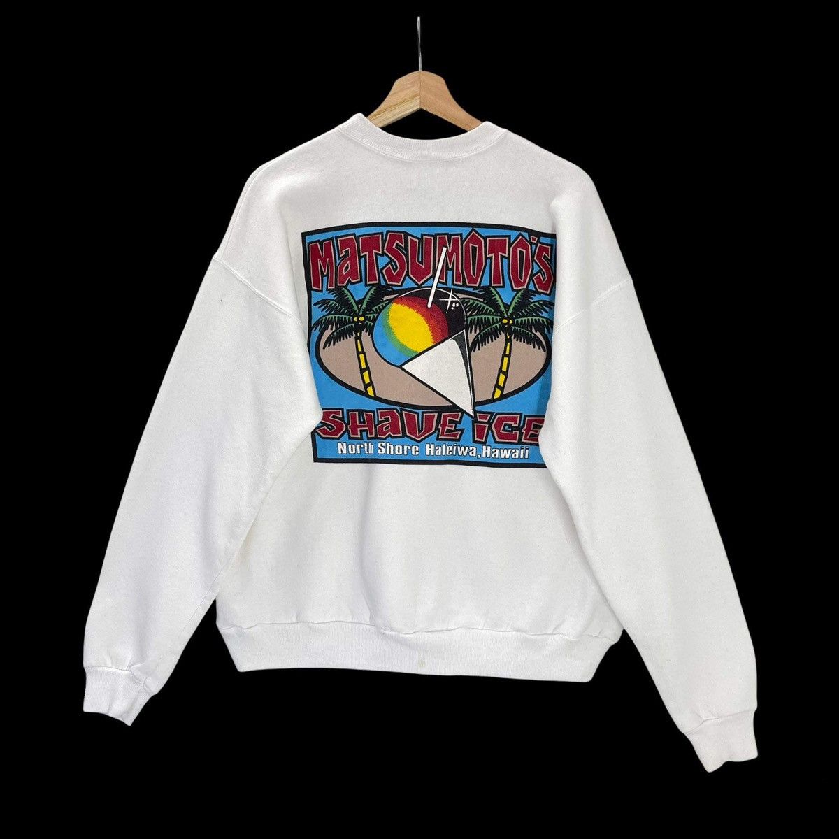 Vintage 90s Matsumoto's Haleiwa Hawaii Crewneck Sweatshirt Size M Size US M / EU 48-50 / 2 - 3 Thumbnail