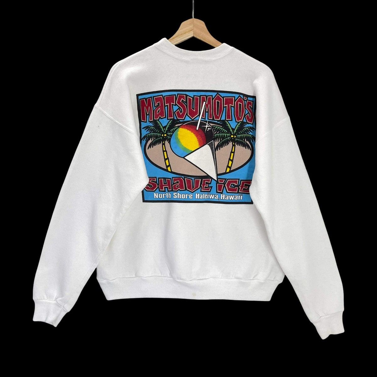 Vintage 90s Matsumoto's Haleiwa Hawaii Crewneck Sweatshirt Size M Size US M / EU 48-50 / 2 - 1 Thumbnail
