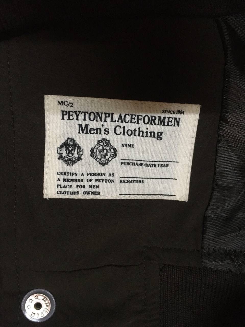PPFM Vintage PPFM Payton Place For Men Varsity Jacket Big Logo Size US M / EU 48-50 / 2 - 6 Thumbnail