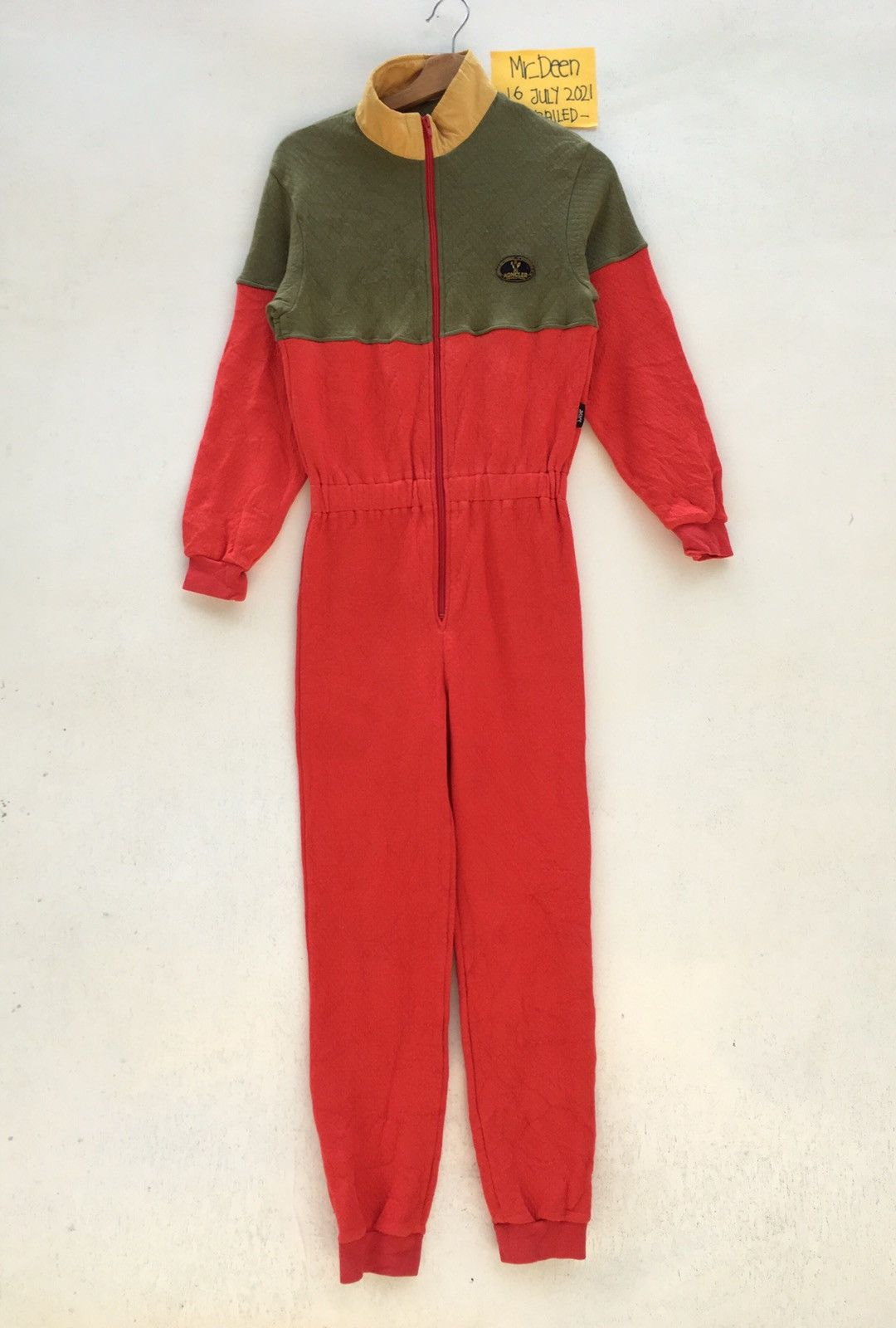 Asics Vtg Moncler Snowboard Wear Jumpsuit Color Block Size US S / EU 44-46 / 1 - 1 Thumbnail