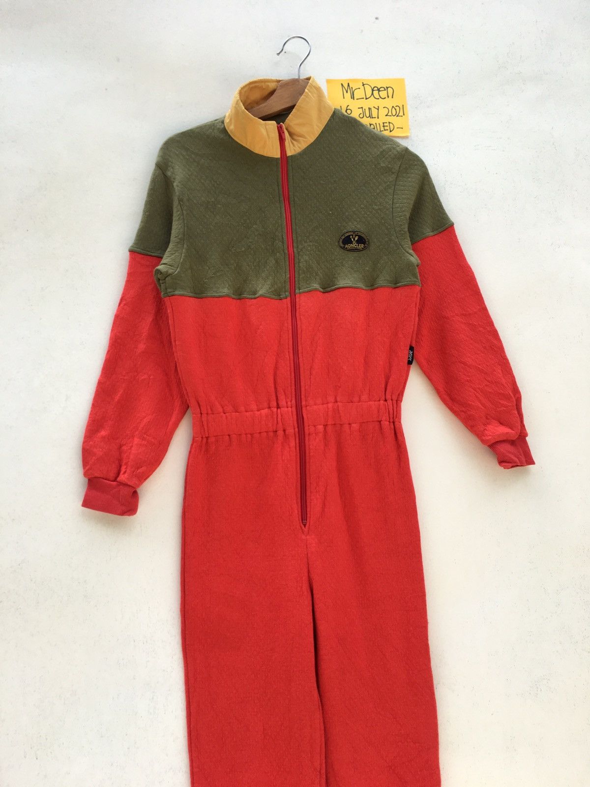 Asics Vtg Moncler Snowboard Wear Jumpsuit Color Block Size US S / EU 44-46 / 1 - 2 Thumbnail