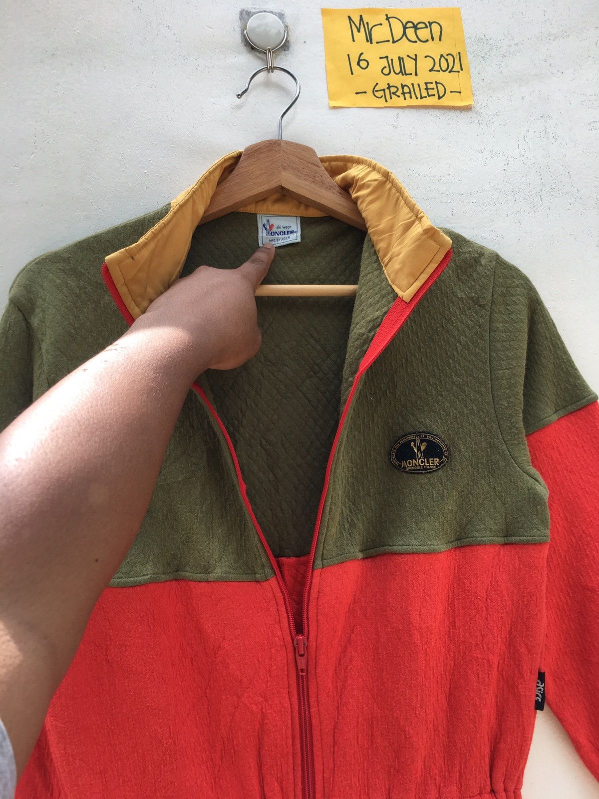 Asics Vtg Moncler Snowboard Wear Jumpsuit Color Block Size US S / EU 44-46 / 1 - 7 Thumbnail