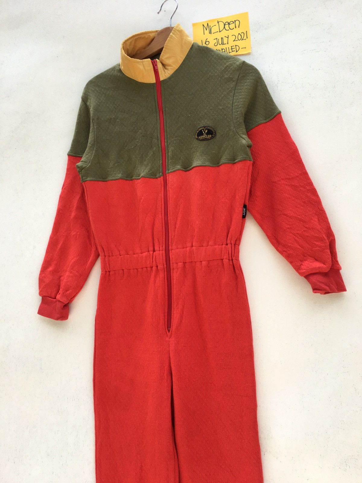 Asics Vtg Moncler Snowboard Wear Jumpsuit Color Block Size US S / EU 44-46 / 1 - 4 Thumbnail