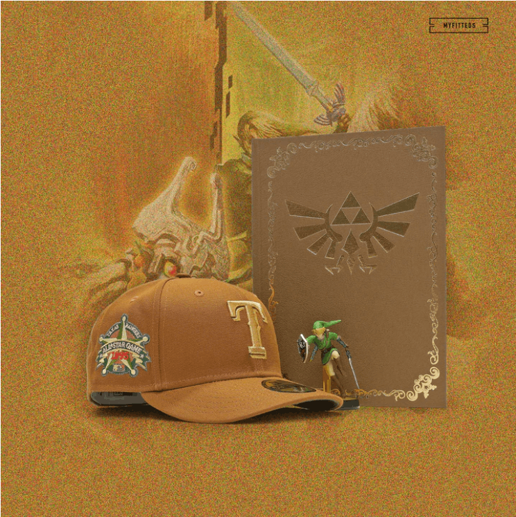 MLB × MyFitteds × New Era 7 3/8 Myfitteds Twilight Princess Texas Rangers Zelda ASG Size ONE SIZE - 8 Thumbnail