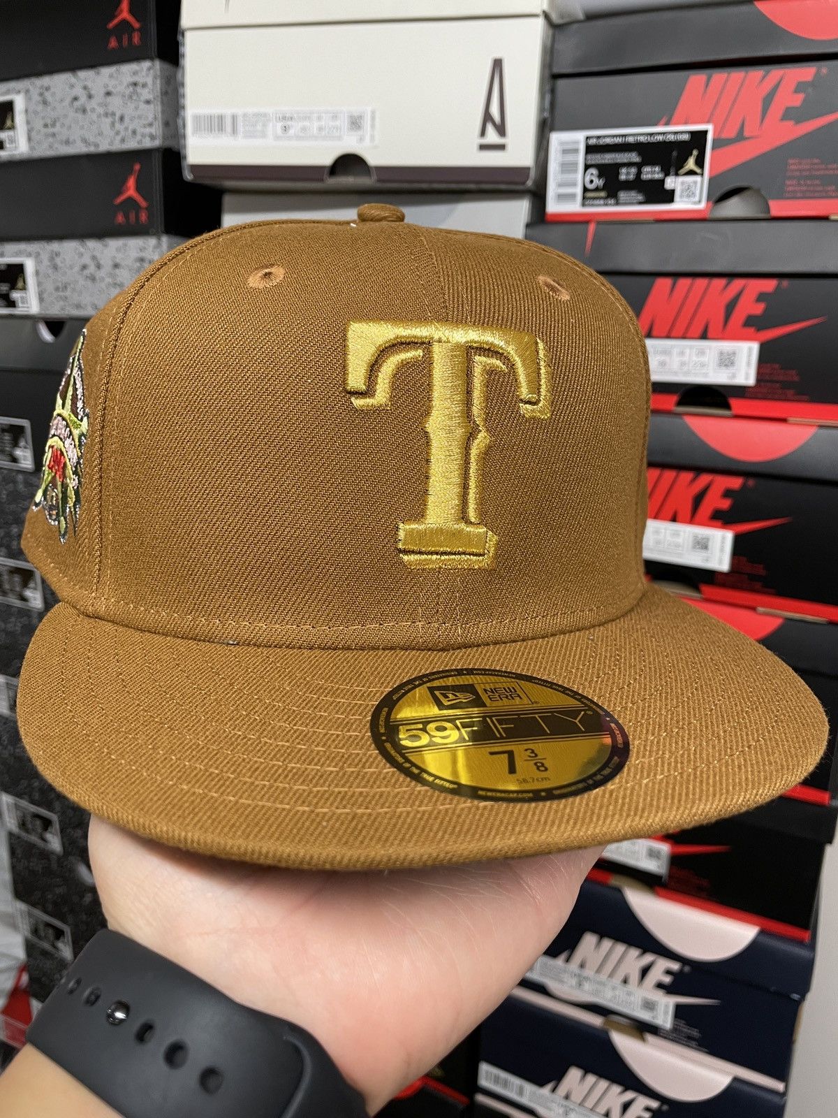 image of Mlb x Myfitteds 7 3/8 Myfitteds Twilight Princess Texas Rangers Zelda Asg in Brown, Men's