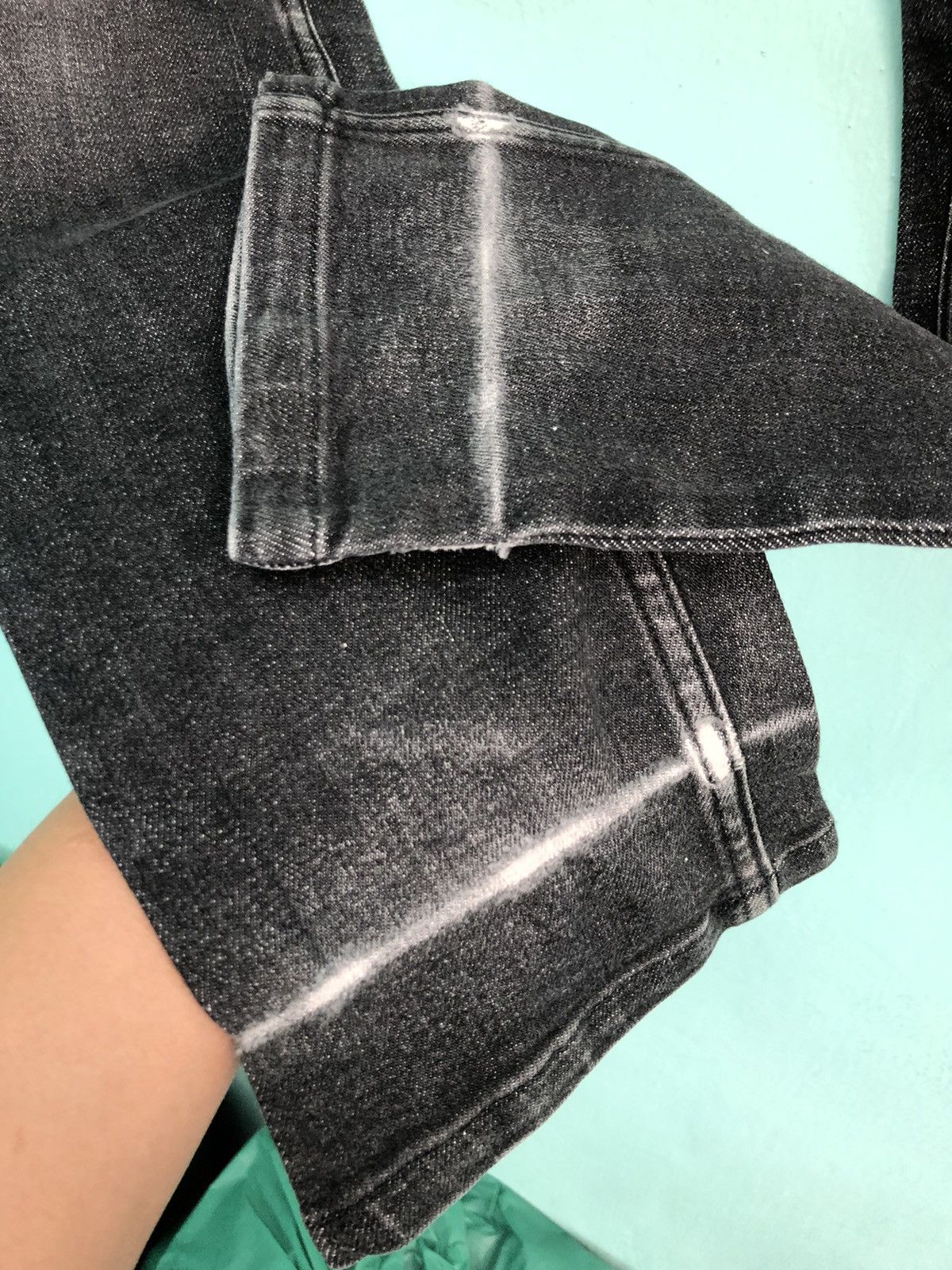 Honda × SHINICHIRO ARAKAWA HONDA BY SHINICHIRO ARAKAWA DISTRESSED DENIM JEANS Size US 28 / EU 44 - 5 Thumbnail