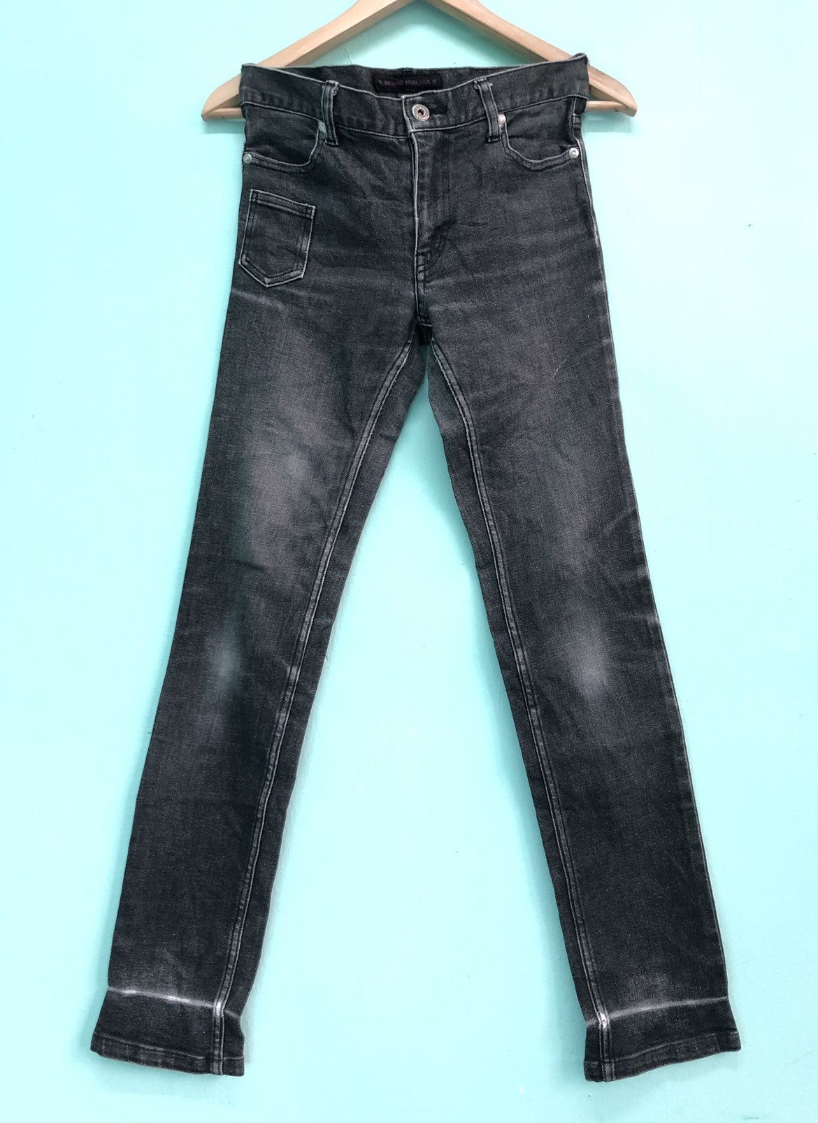 Honda × SHINICHIRO ARAKAWA HONDA BY SHINICHIRO ARAKAWA DISTRESSED DENIM JEANS Size US 28 / EU 44 - 3 Thumbnail