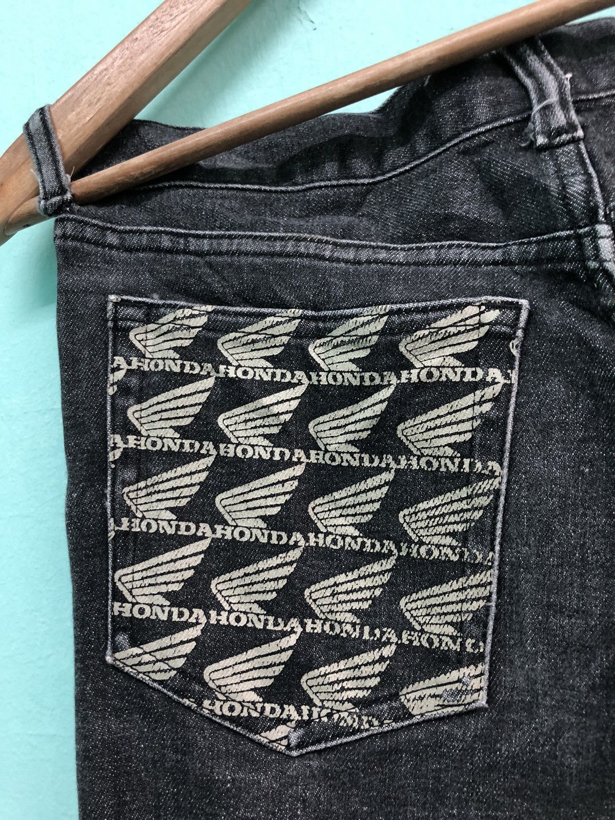 Honda × SHINICHIRO ARAKAWA HONDA BY SHINICHIRO ARAKAWA DISTRESSED DENIM JEANS Size US 28 / EU 44 - 10 Thumbnail