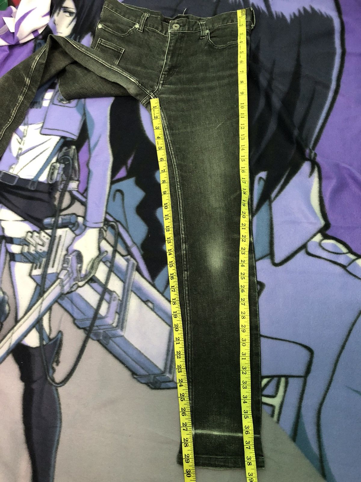 Honda × SHINICHIRO ARAKAWA HONDA BY SHINICHIRO ARAKAWA DISTRESSED DENIM JEANS Size US 28 / EU 44 - 14 Thumbnail