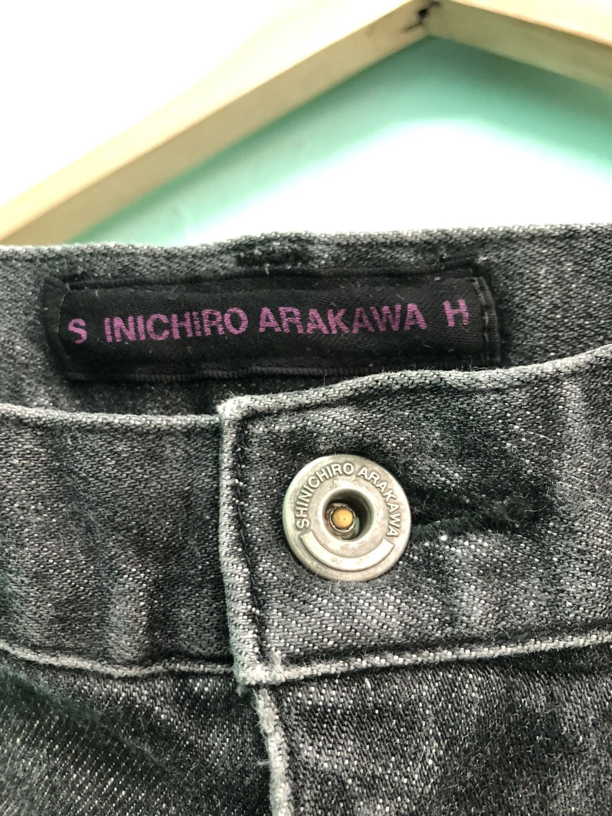 Honda × SHINICHIRO ARAKAWA HONDA BY SHINICHIRO ARAKAWA DISTRESSED DENIM JEANS Size US 28 / EU 44 - 6 Thumbnail