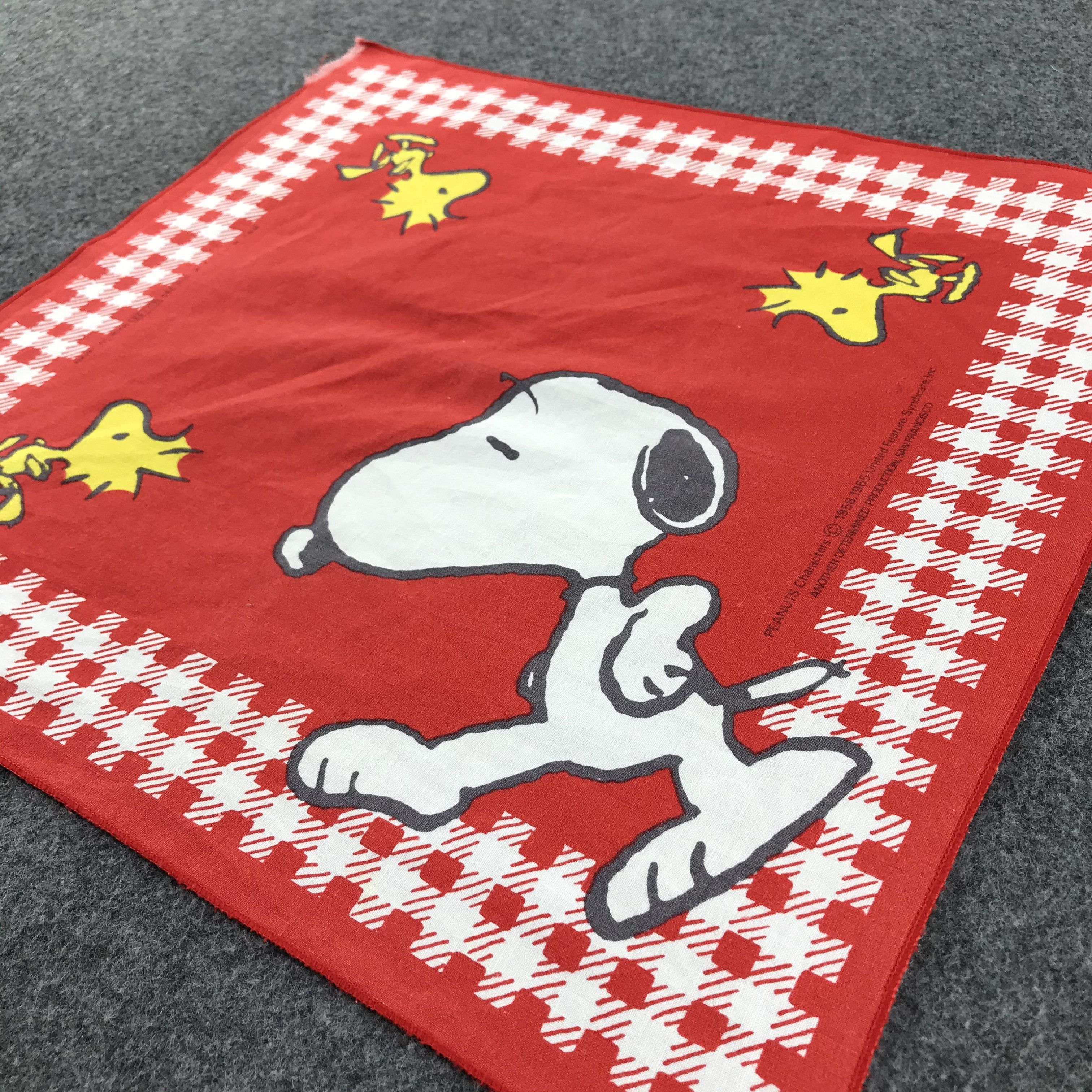 Peanuts Snoopy Handkerchief Neckerchief Bandana X06 Size ONE SIZE - 6 Thumbnail