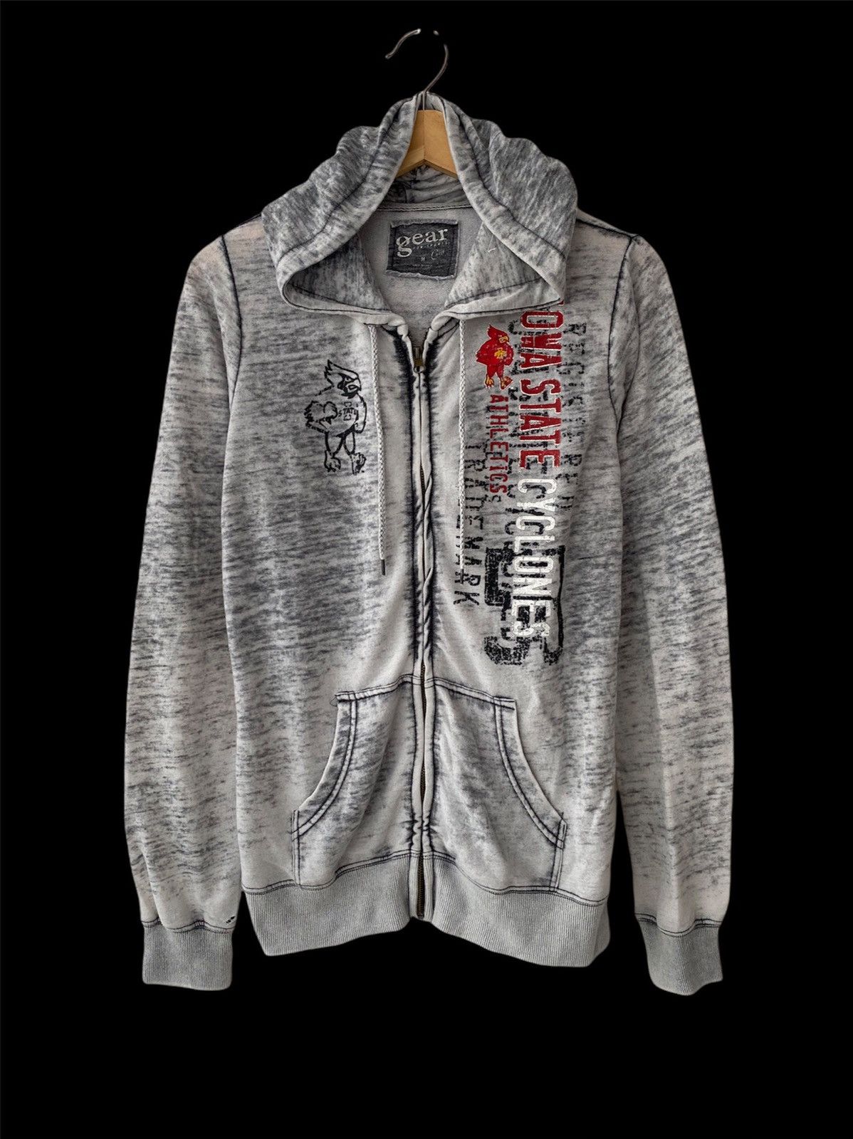 Gear for Sports Vintage Owastate Cyclones Zip Ups Hoodies Size US S / EU 44-46 / 1 - 1 Thumbnail
