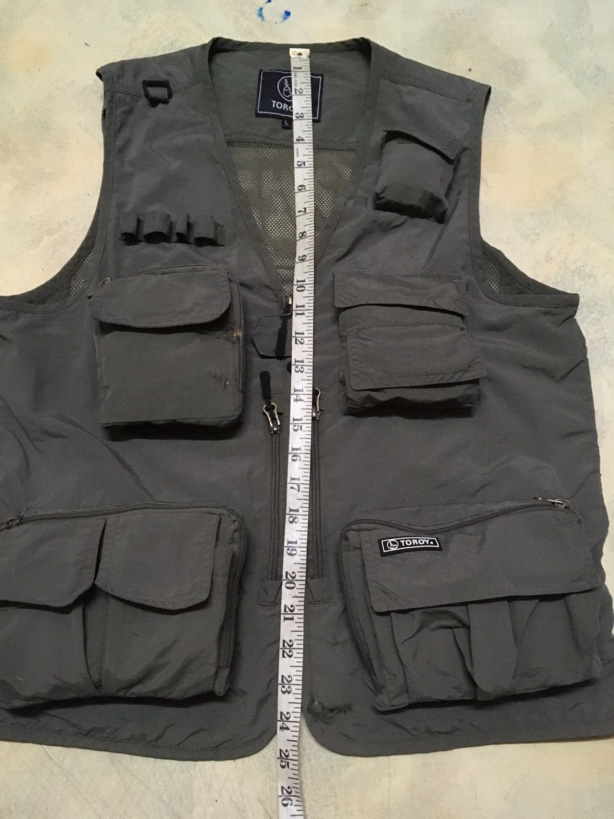 Japanese Brand Toroy Multipockets Tactical Style Vest Size US L / EU 52-54 / 3 - 9 Thumbnail
