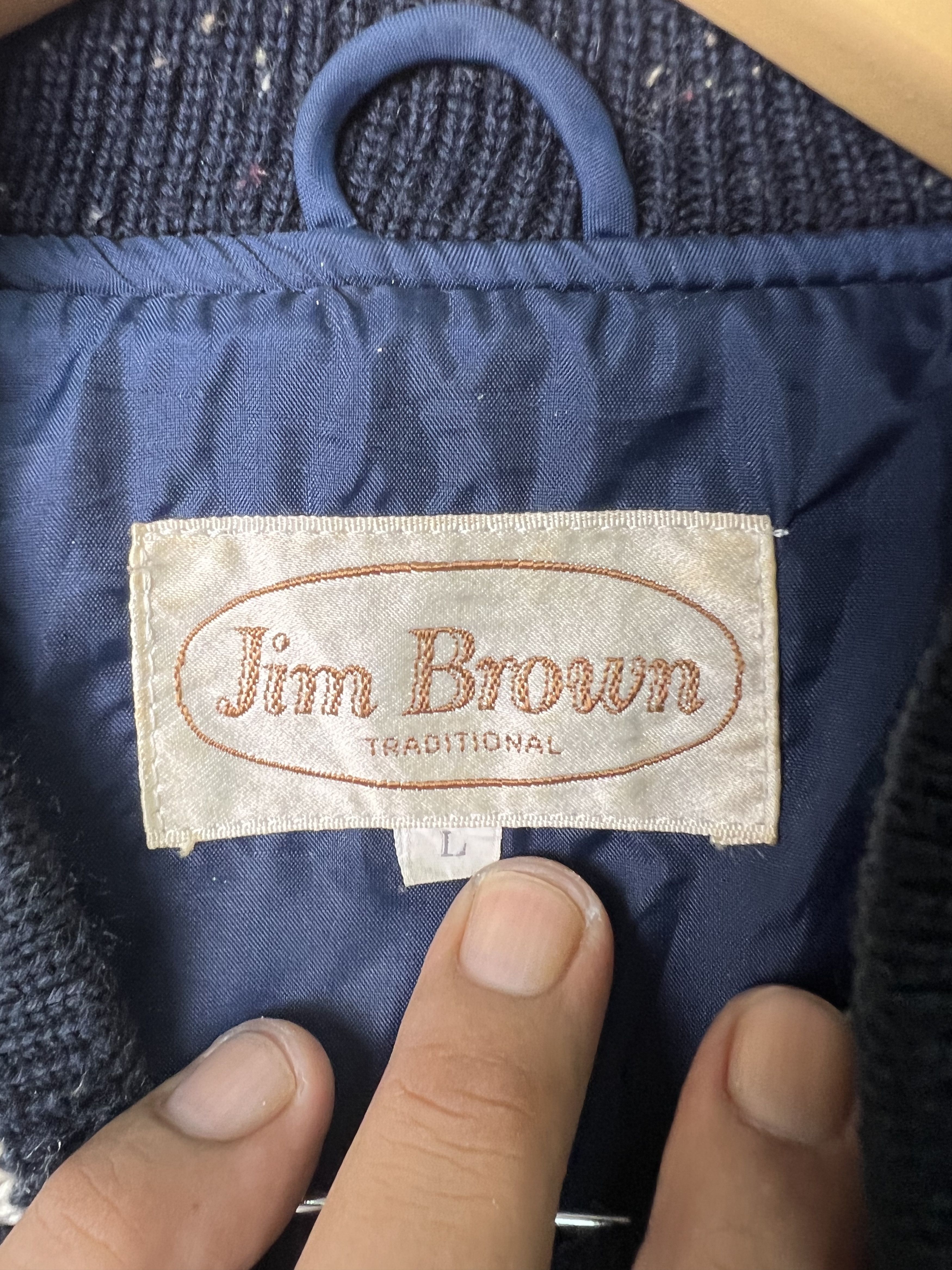 Japanese Brand 🔥Vintage Jim Brown Varsity Jackets Size US S / EU 44-46 / 1 - 14 Thumbnail