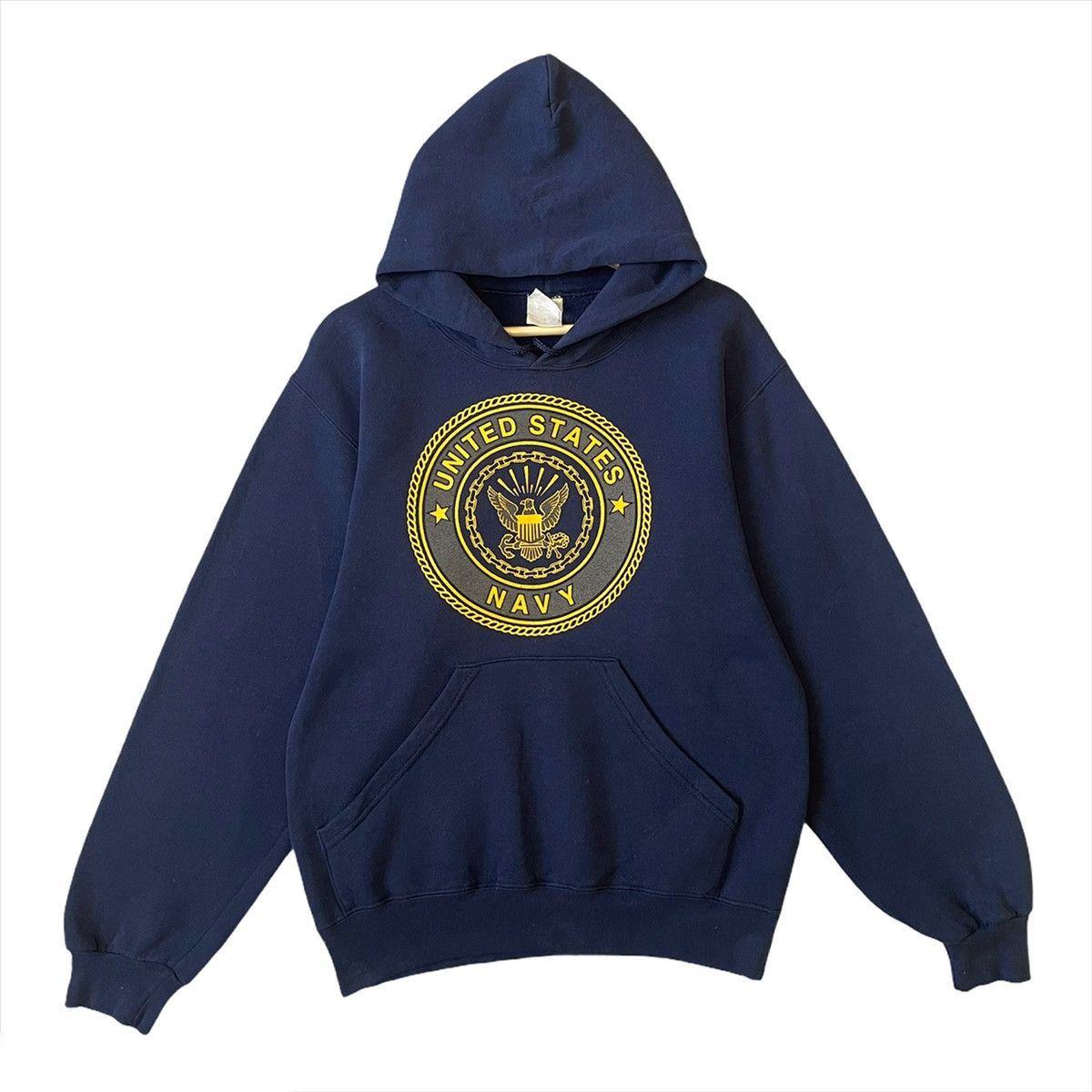 Vintage Vintage United States Navy Big Logo Crewneck Hoodies Size M Size US M / EU 48-50 / 2 - 1 Thumbnail