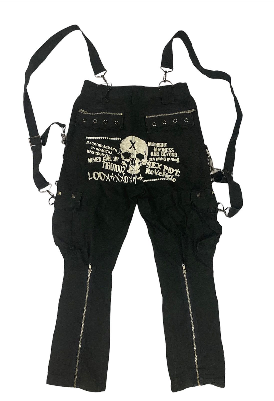 Seditionaries Sex Pot Revenge Bondage Punk Rockers Pants stretchable Leg Size US 29 - 3 Thumbnail