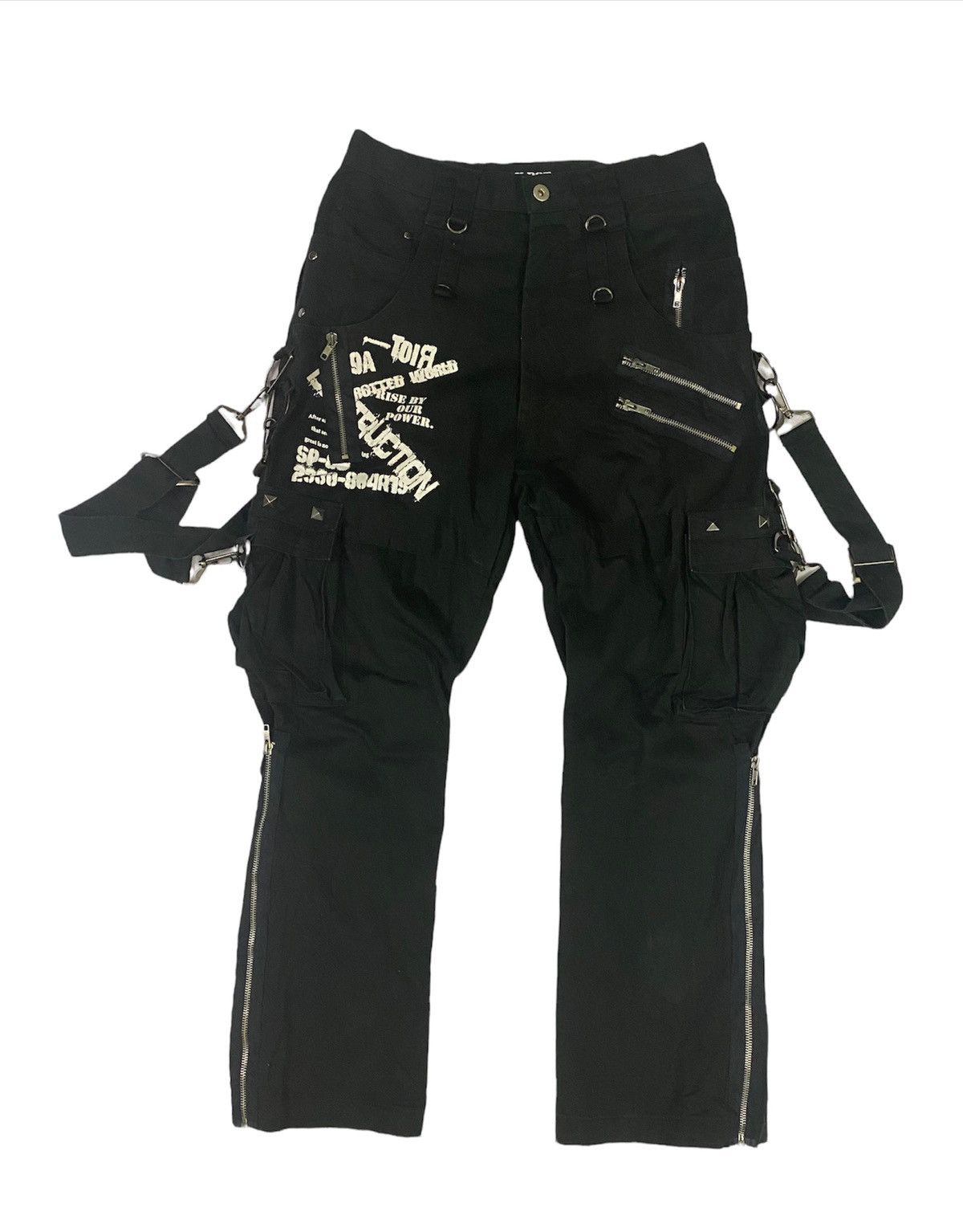 Seditionaries Sex Pot Revenge Bondage Punk Rockers Pants stretchable Leg Size US 29 - 5 Thumbnail