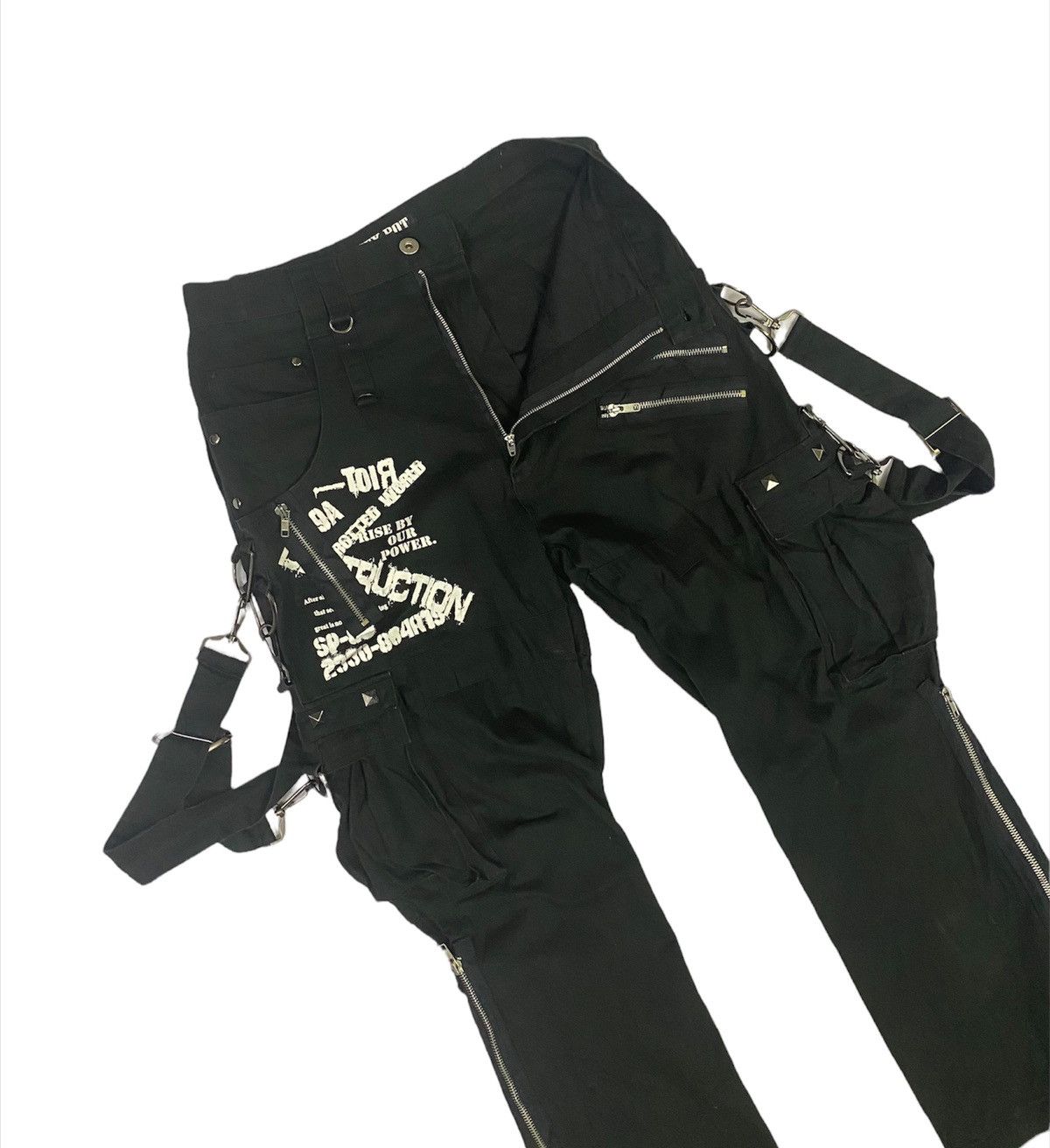 Seditionaries Sex Pot Revenge Bondage Punk Rockers Pants stretchable Leg Size US 29 - 2 Thumbnail