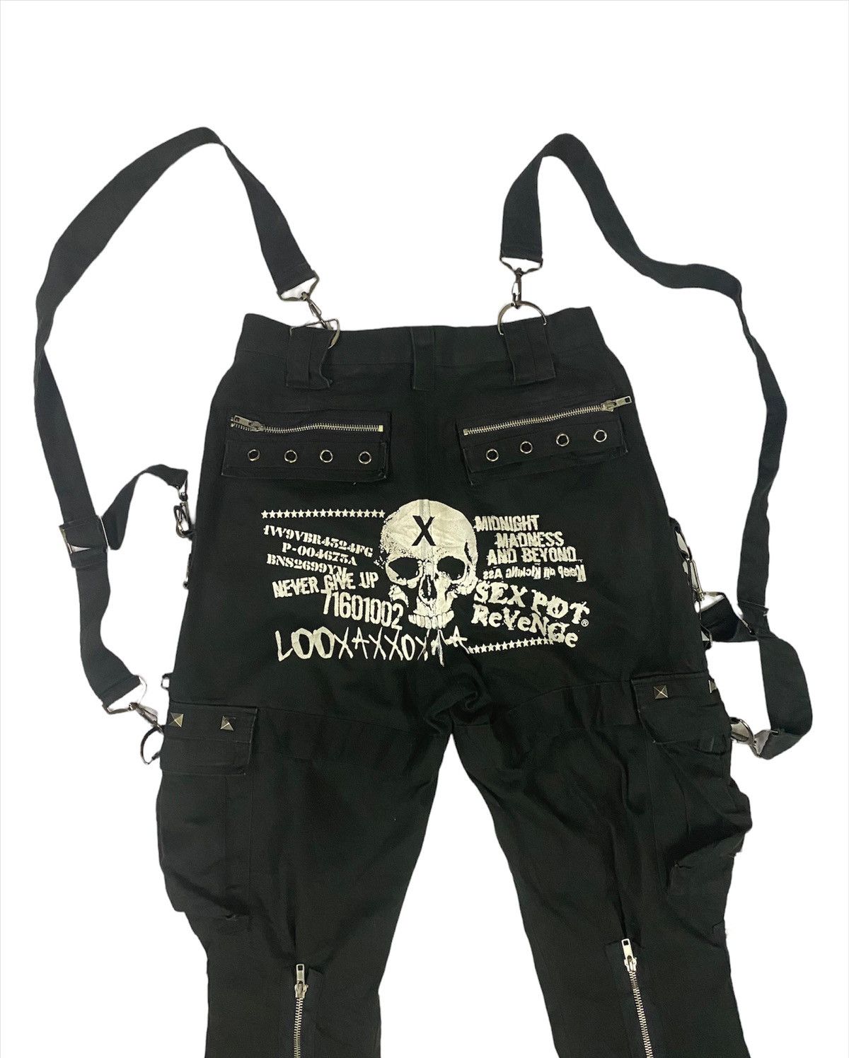 Seditionaries Sex Pot Revenge Bondage Punk Rockers Pants stretchable Leg Size US 29 - 7 Thumbnail