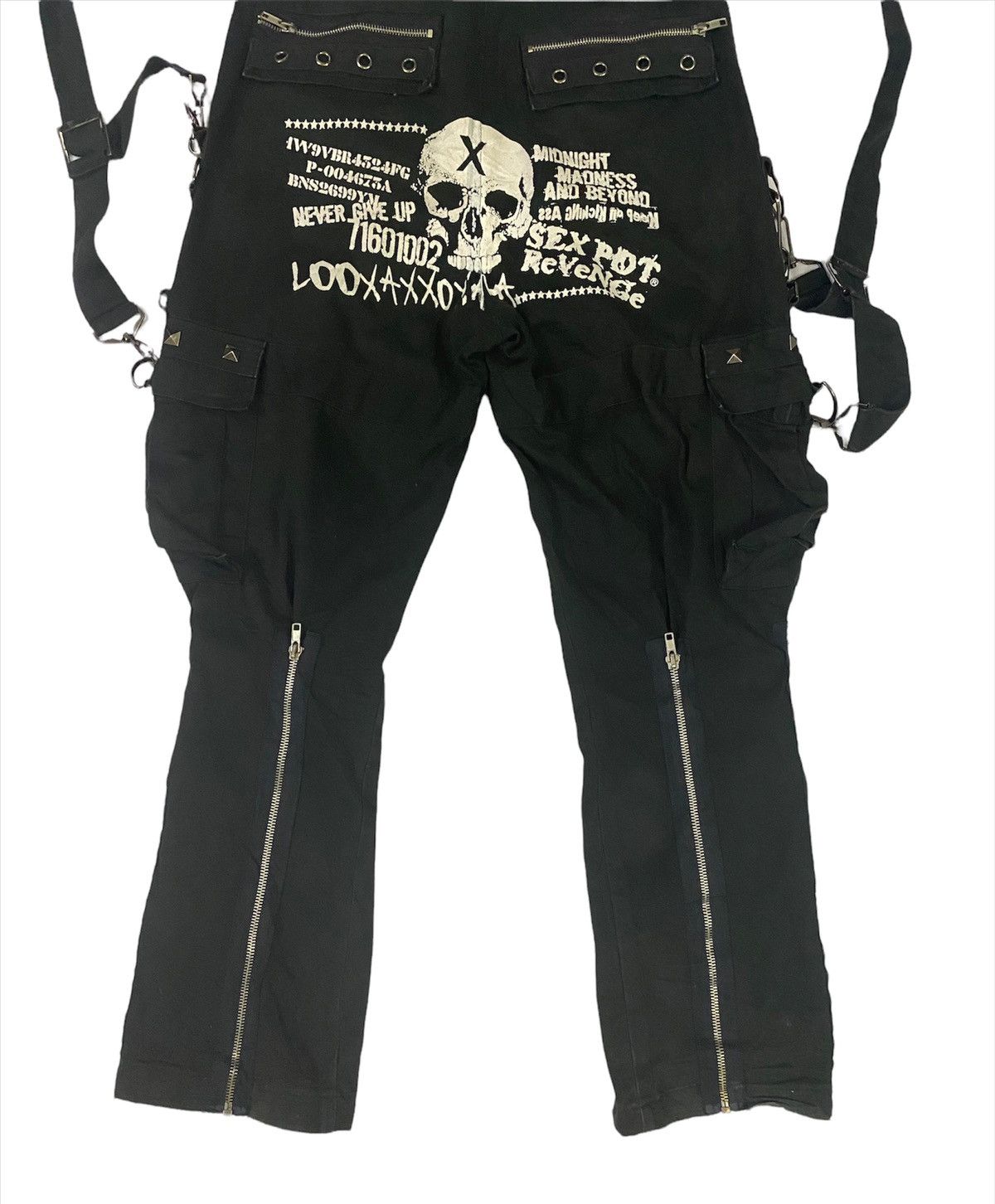 Seditionaries Sex Pot Revenge Bondage Punk Rockers Pants stretchable Leg Size US 29 - 6 Thumbnail