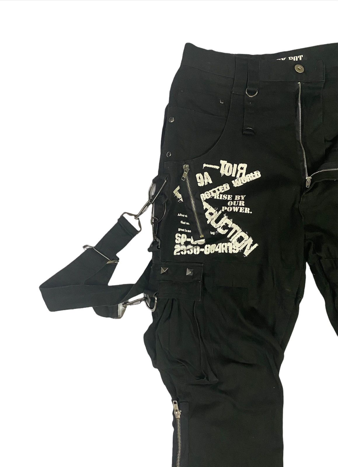 Seditionaries Sex Pot Revenge Bondage Punk Rockers Pants stretchable Leg Size US 29 - 4 Thumbnail