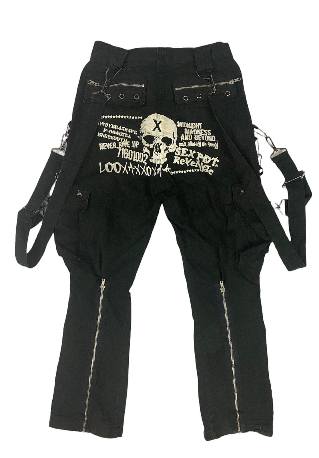 Seditionaries Sex Pot Revenge Bondage Punk Rockers Pants stretchable Leg Size US 29 - 8 Thumbnail
