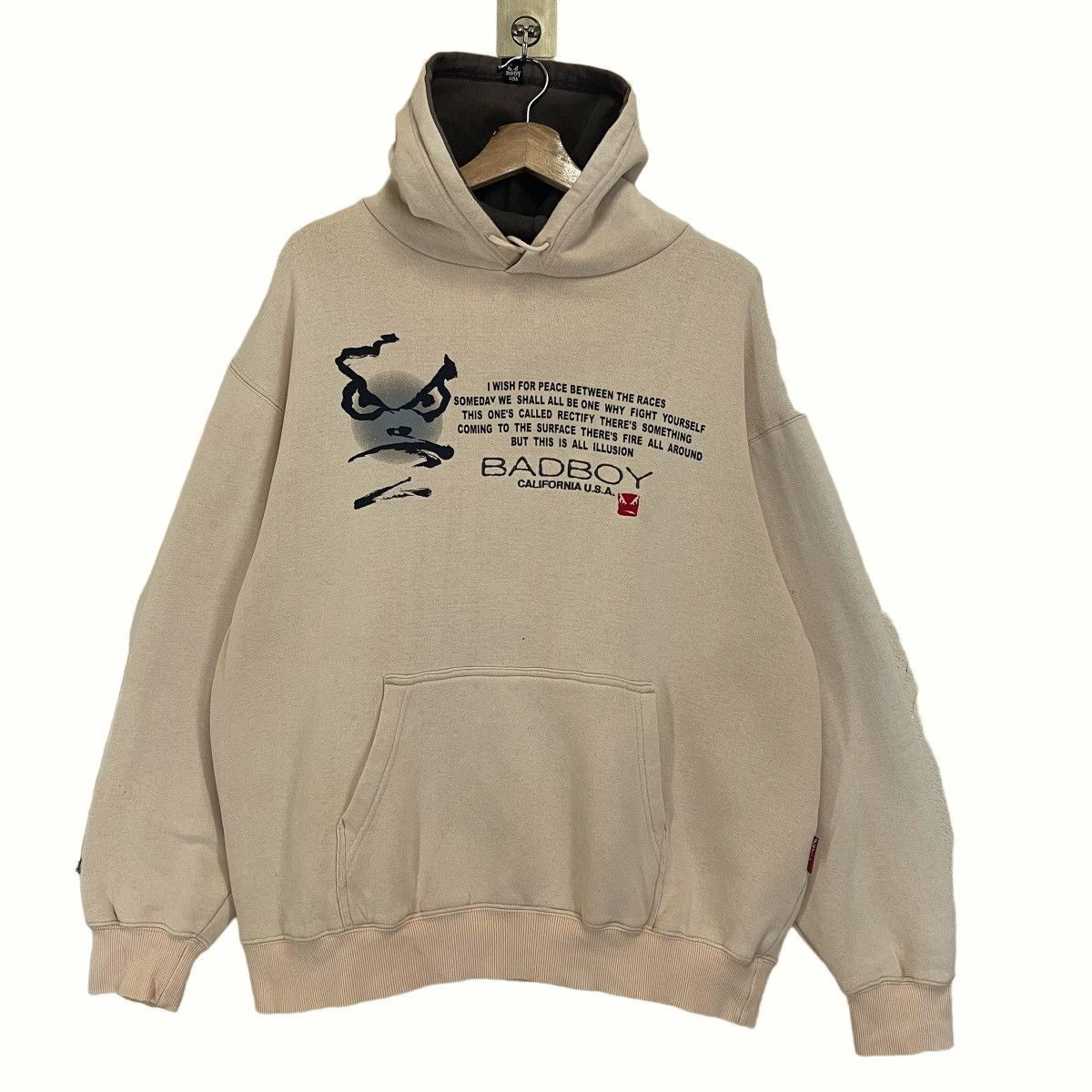Vintage Vintage Bad Boys Big Logo Pullover Hoodies Size M Size US M / EU 48-50 / 2 - 1 Thumbnail