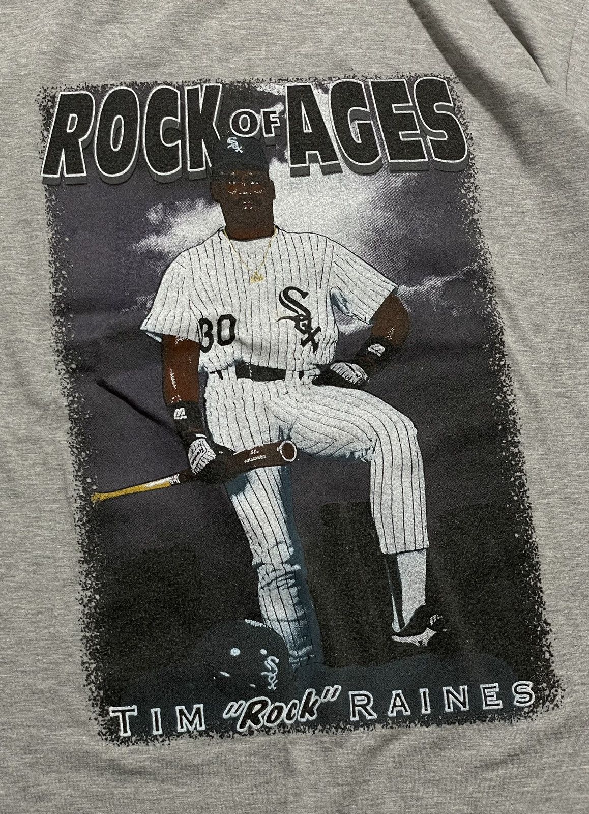 MLB Vintage MLB Chicago White Sox Tim Rock Raines T Shirt Size US L / EU 52-54 / 3 - 6 Thumbnail