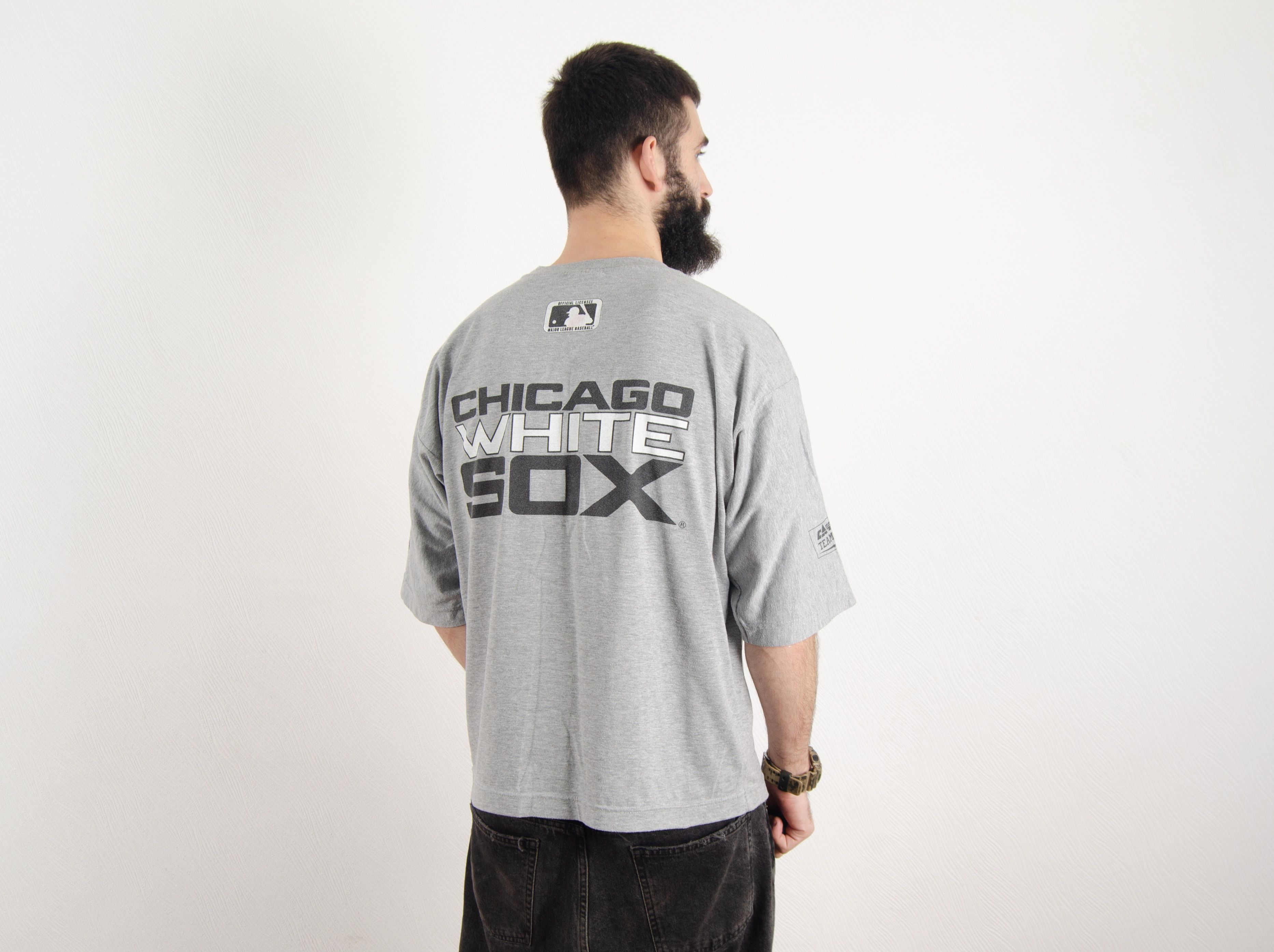 MLB Vintage MLB Chicago White Sox Tim Rock Raines T Shirt Size US L / EU 52-54 / 3 - 3 Thumbnail