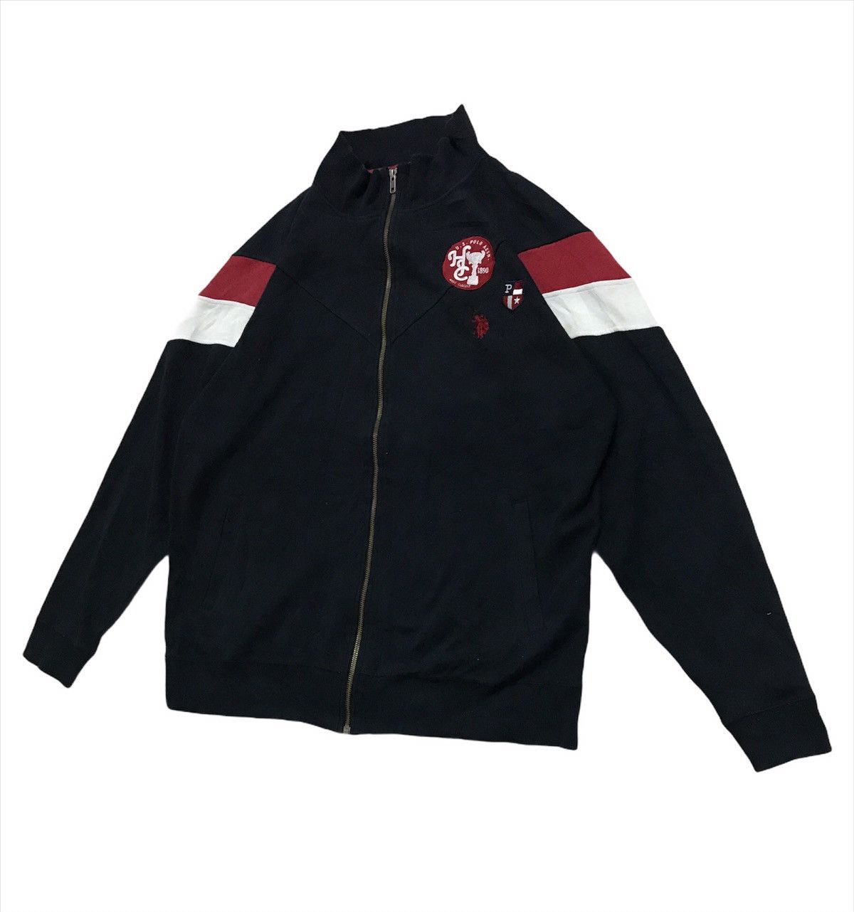 U.S. Polo Assn. × Vintage U.S. Polo Assn. Rare Sweatshirt Zipper Jacket Size US XL / EU 56 / 4 - 2 Thumbnail