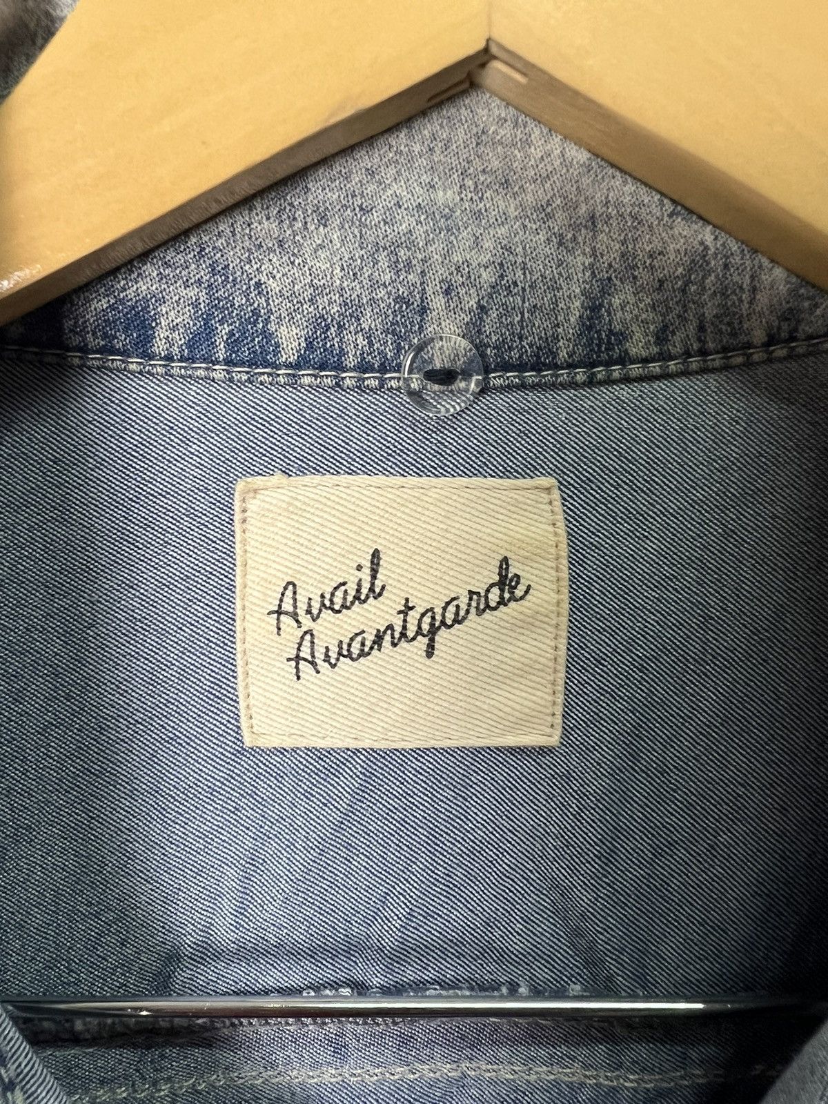 Other 🔥Avail Avant Garde Light Denim Jacket Size M / US 6-8 / IT 42-44 - 12 Thumbnail